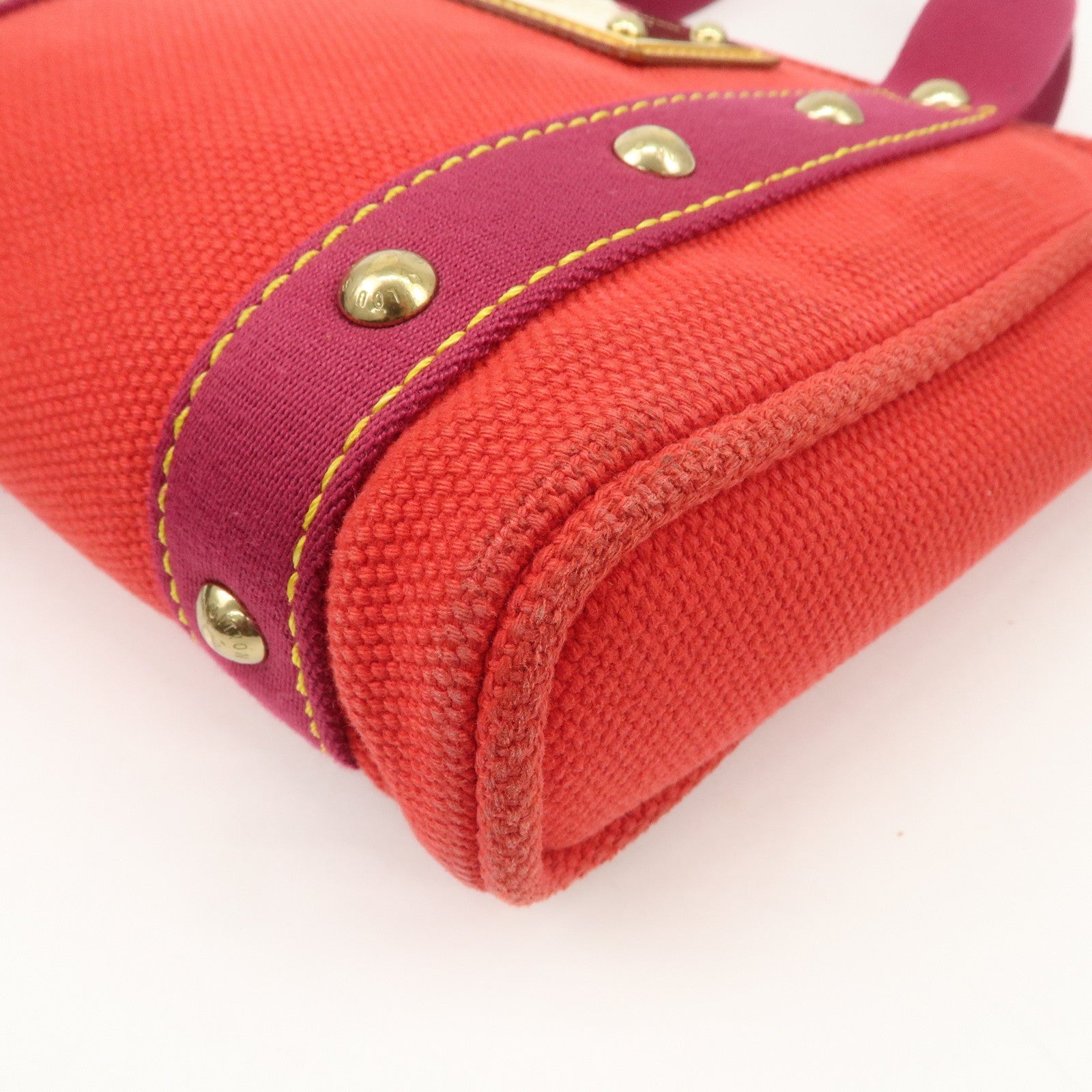 Louis Vuitton Antigua Cabas PM Hand Bag Rouge M40037