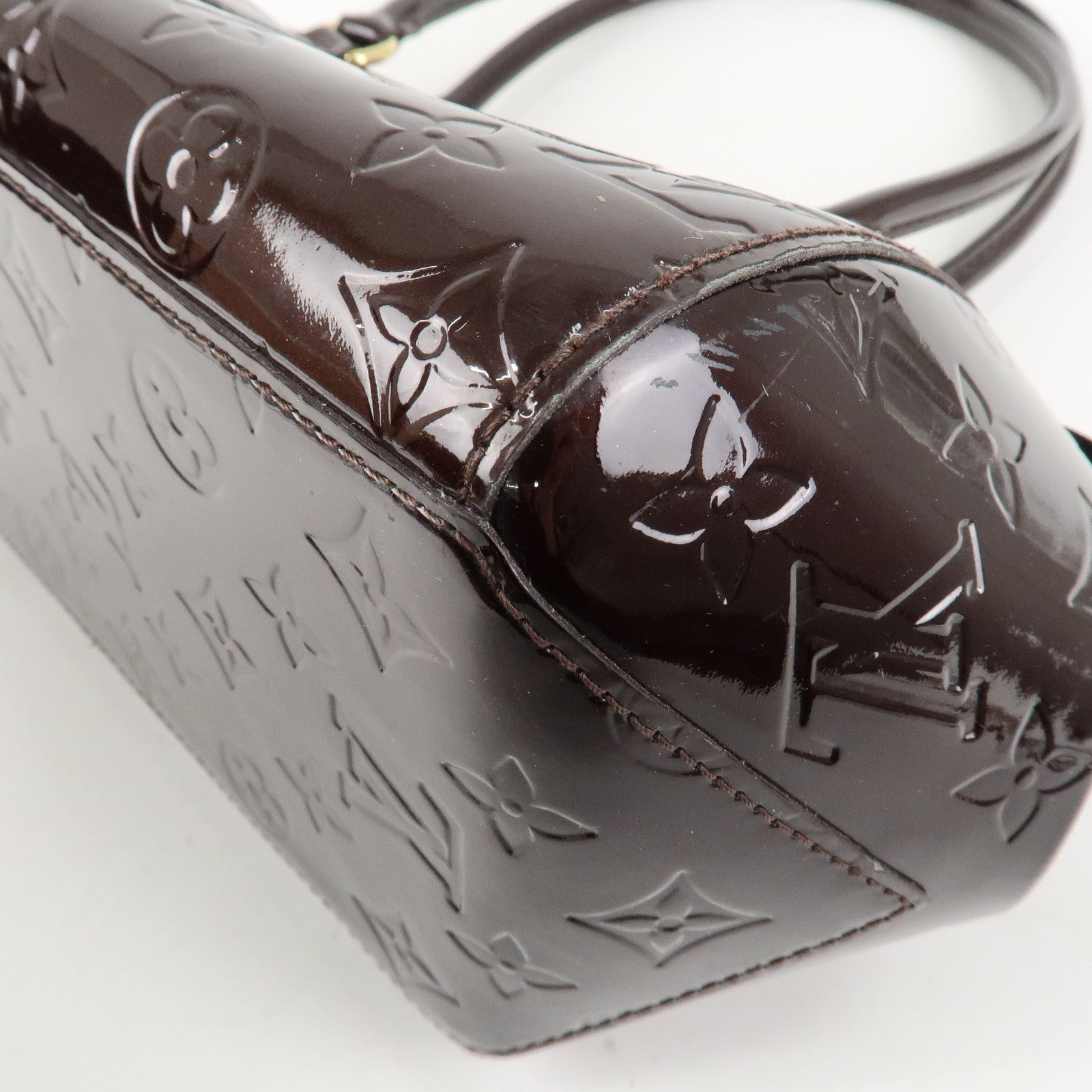 Louis Vuitton Monogram Vernis Sherwood PM Hand Bag M91493 Used