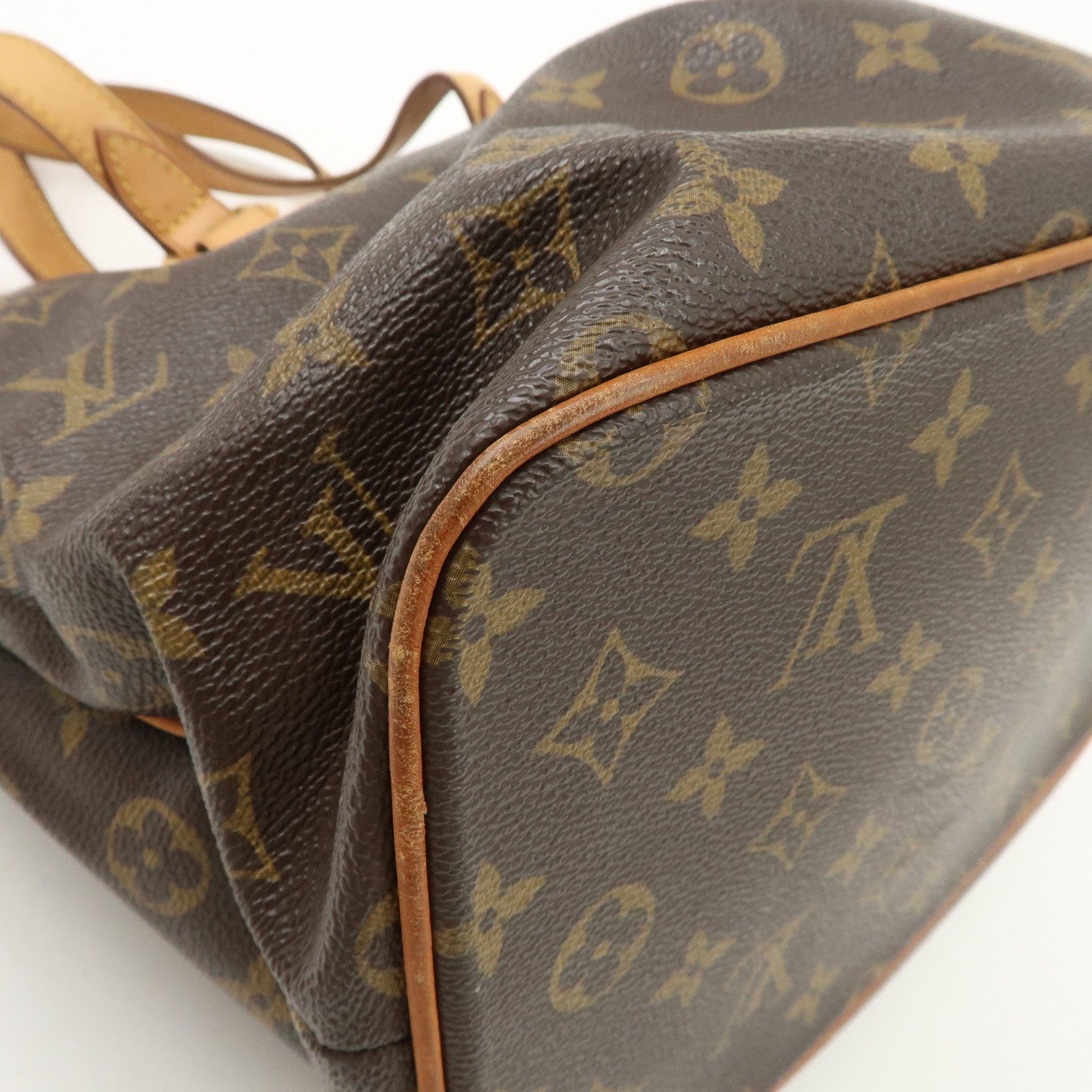 Louis Vuitton Monogram Palermo PM 2Way Hand Bag Brown M40145 Used