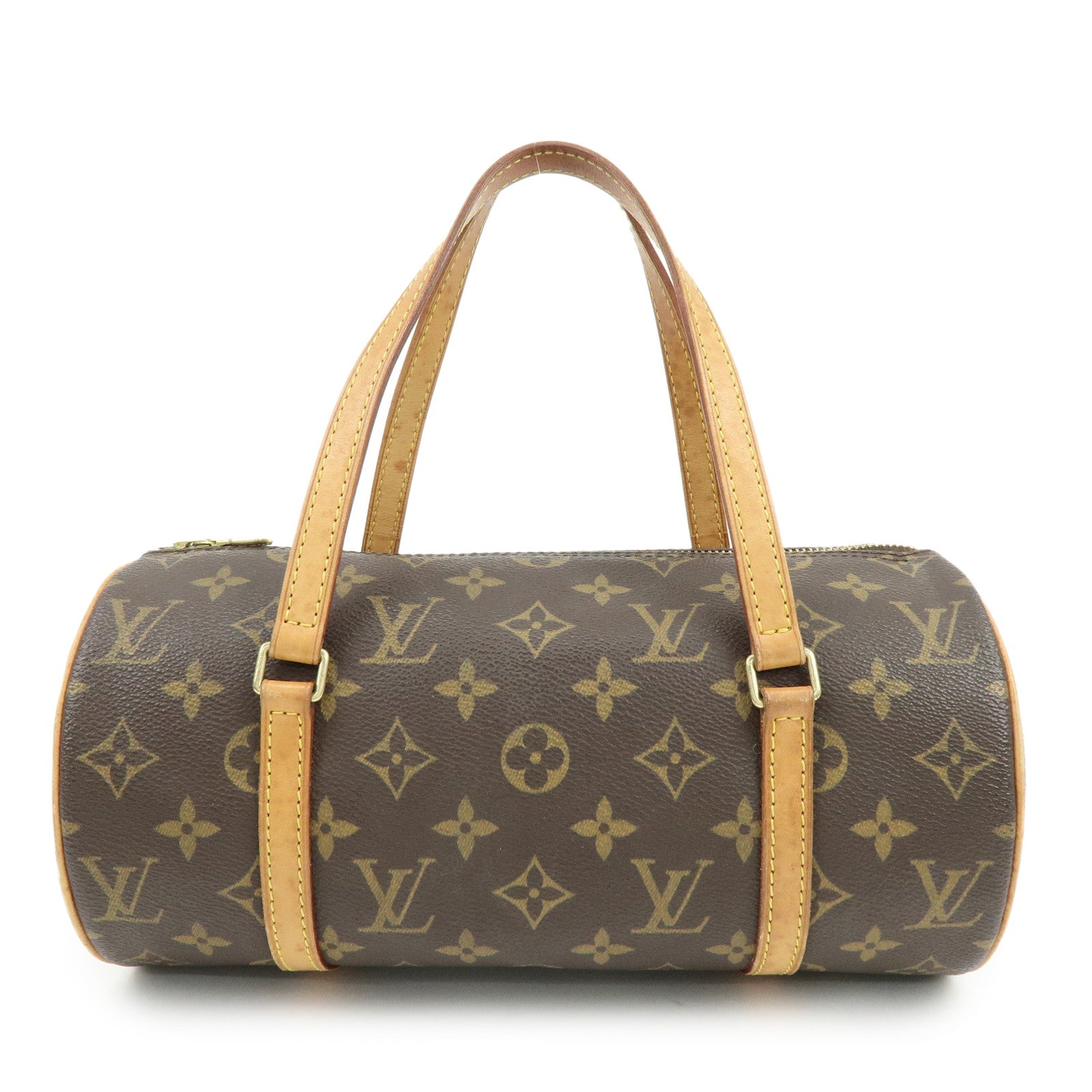 Louis Vuitton Monogram Papillon 26 Hand Bag Brown M51386