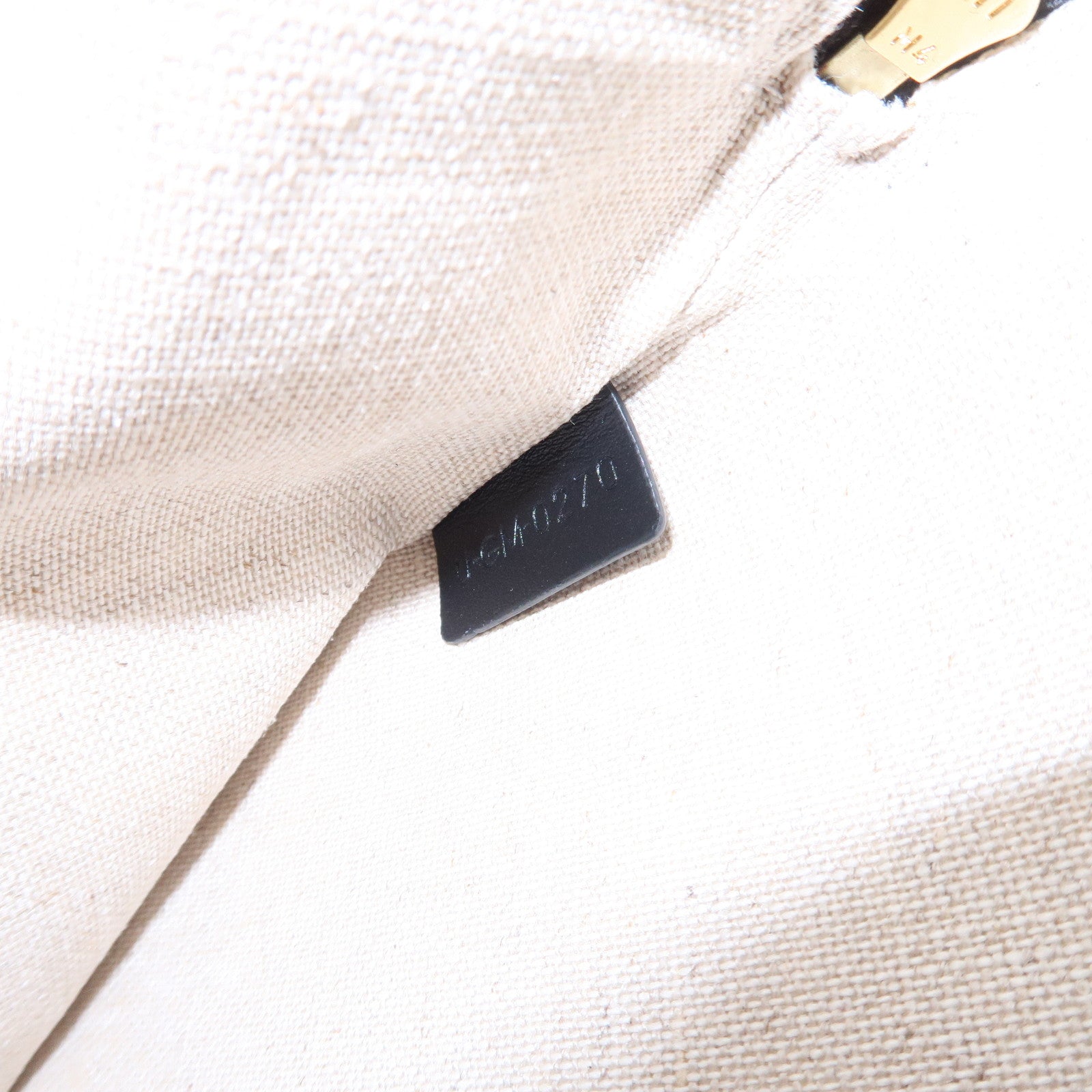 CELINE Jacquard Leather Clutch Bag Second Bag Black Multicolor