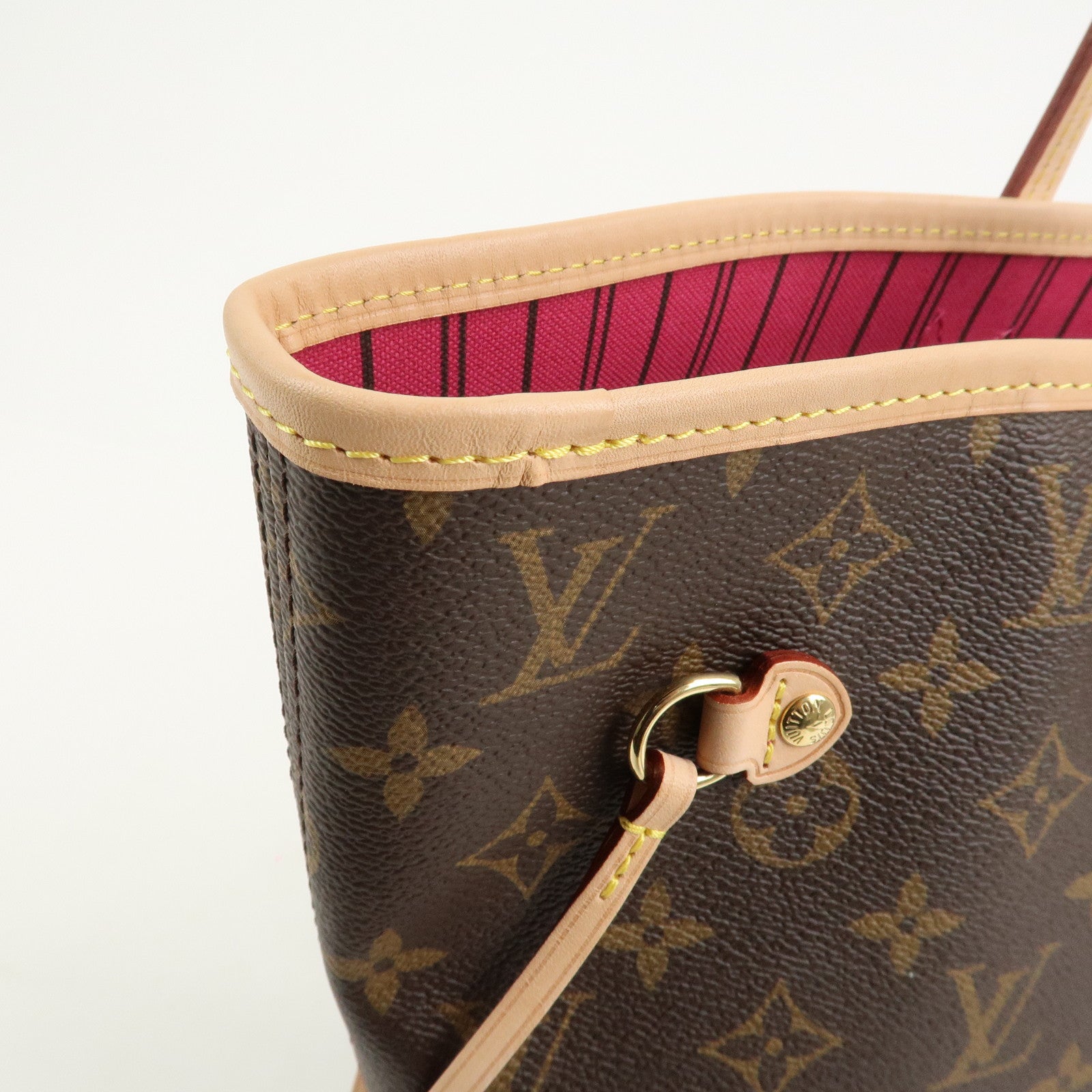 Louis Vuitton Monogram Neverfull MM Tote Bag Brown M40996
