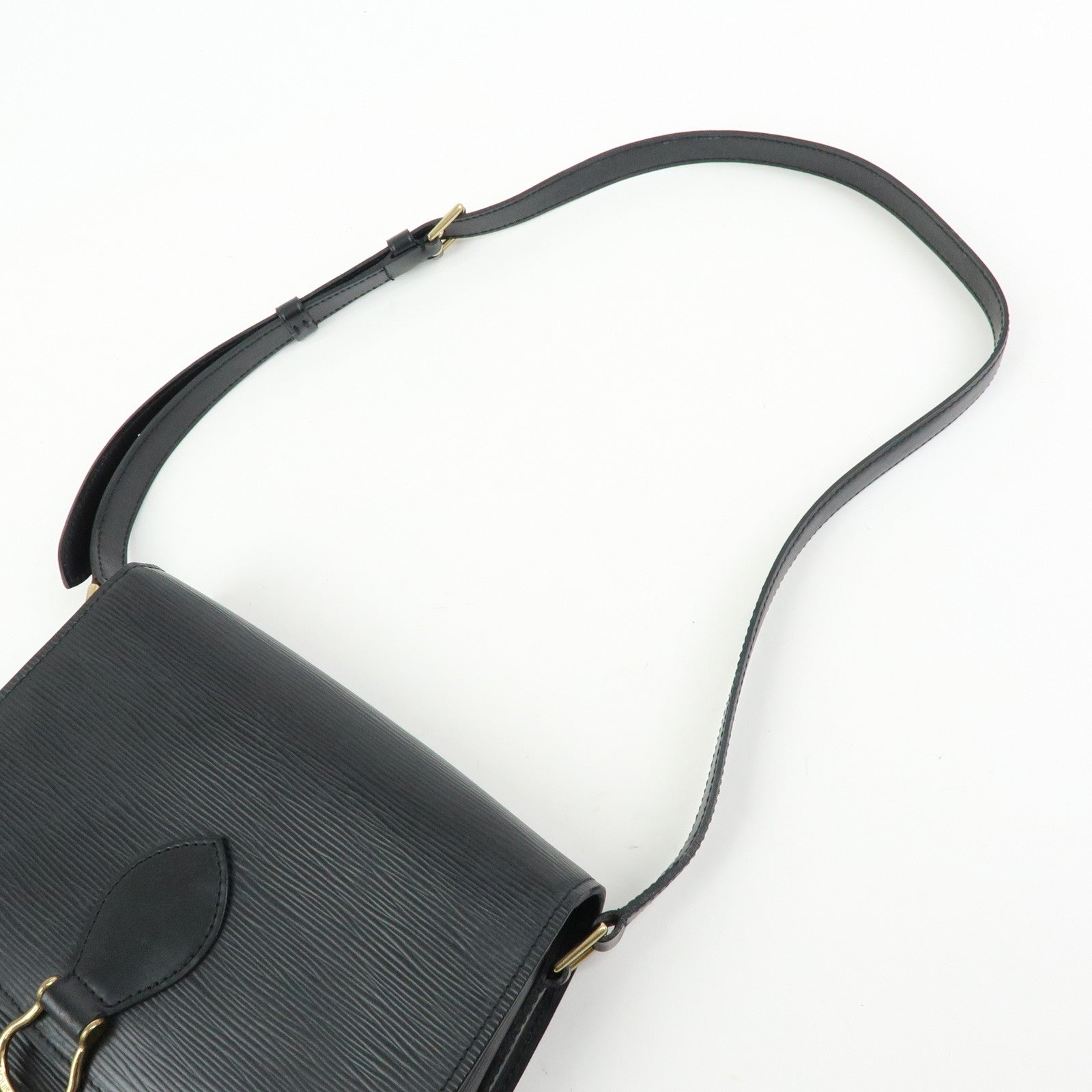 Louis Vuitton Epi Saint Cloud Shoulder Crossbody Bag Noir M52192