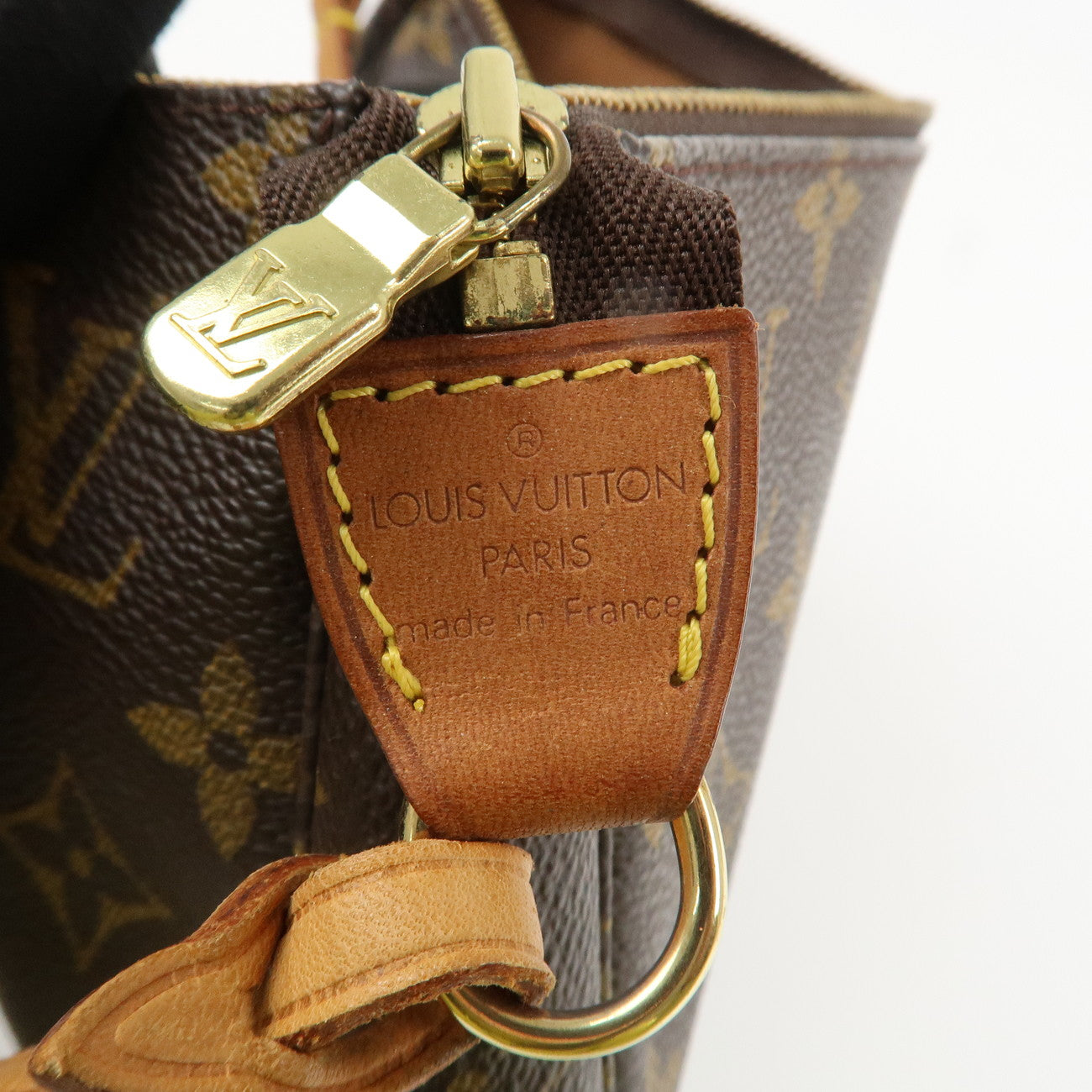 Louis Vuitton Monogram Pochette Accessoires Hand Bag Brown M51980 Used