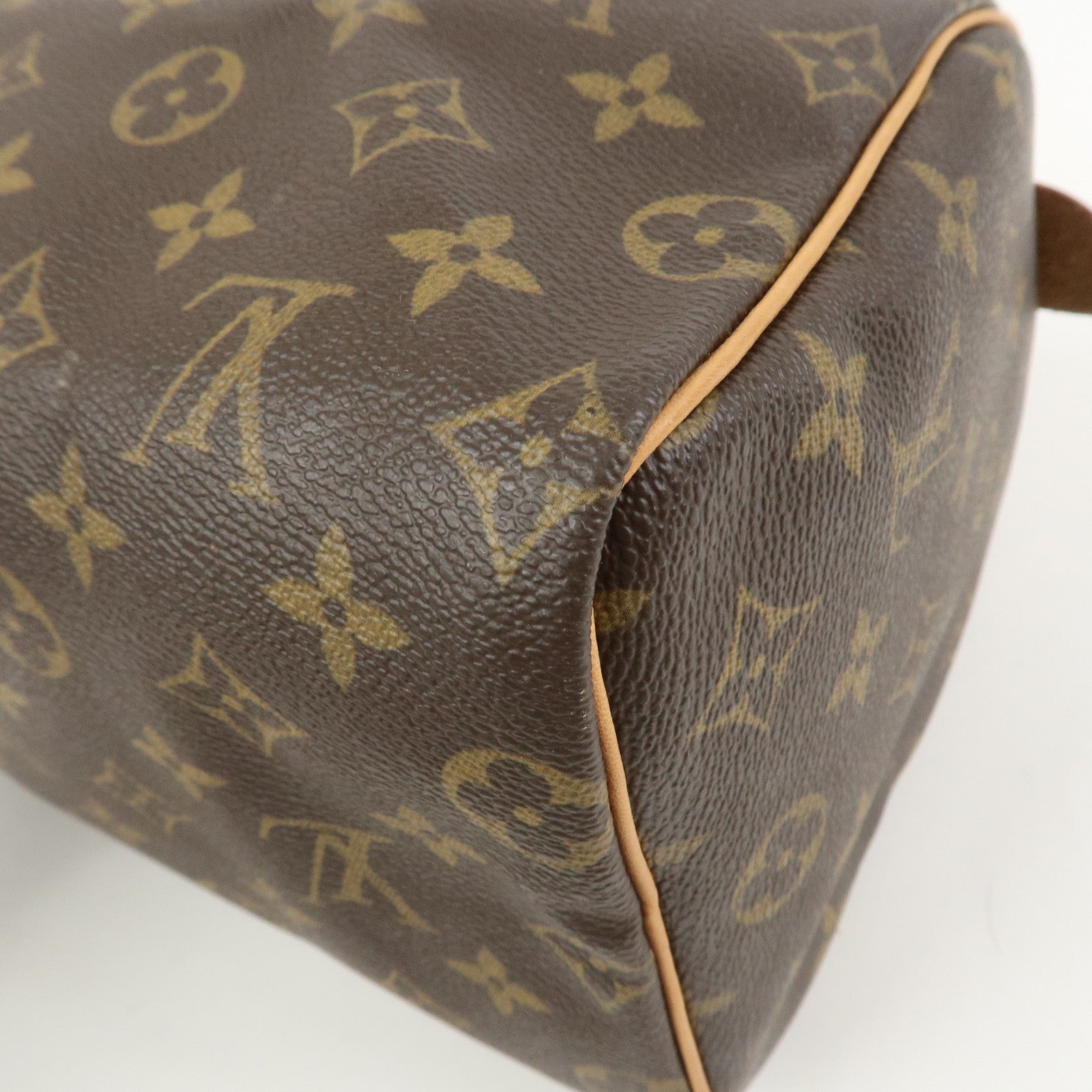 Louis Vuitton Monogram Speedy 25 Boston Bag Hand Bag Brown M41528