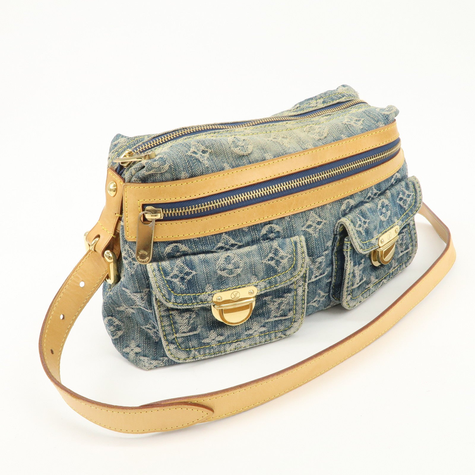 Louis Vuitton Monogram Denim Baggy PM 2Way Shoulder Bag M95049