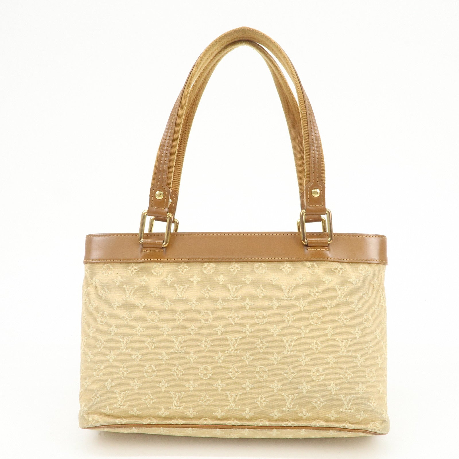 Louis Vuitton Monogram Mini Lucille PM Hand Bag Beige M92684