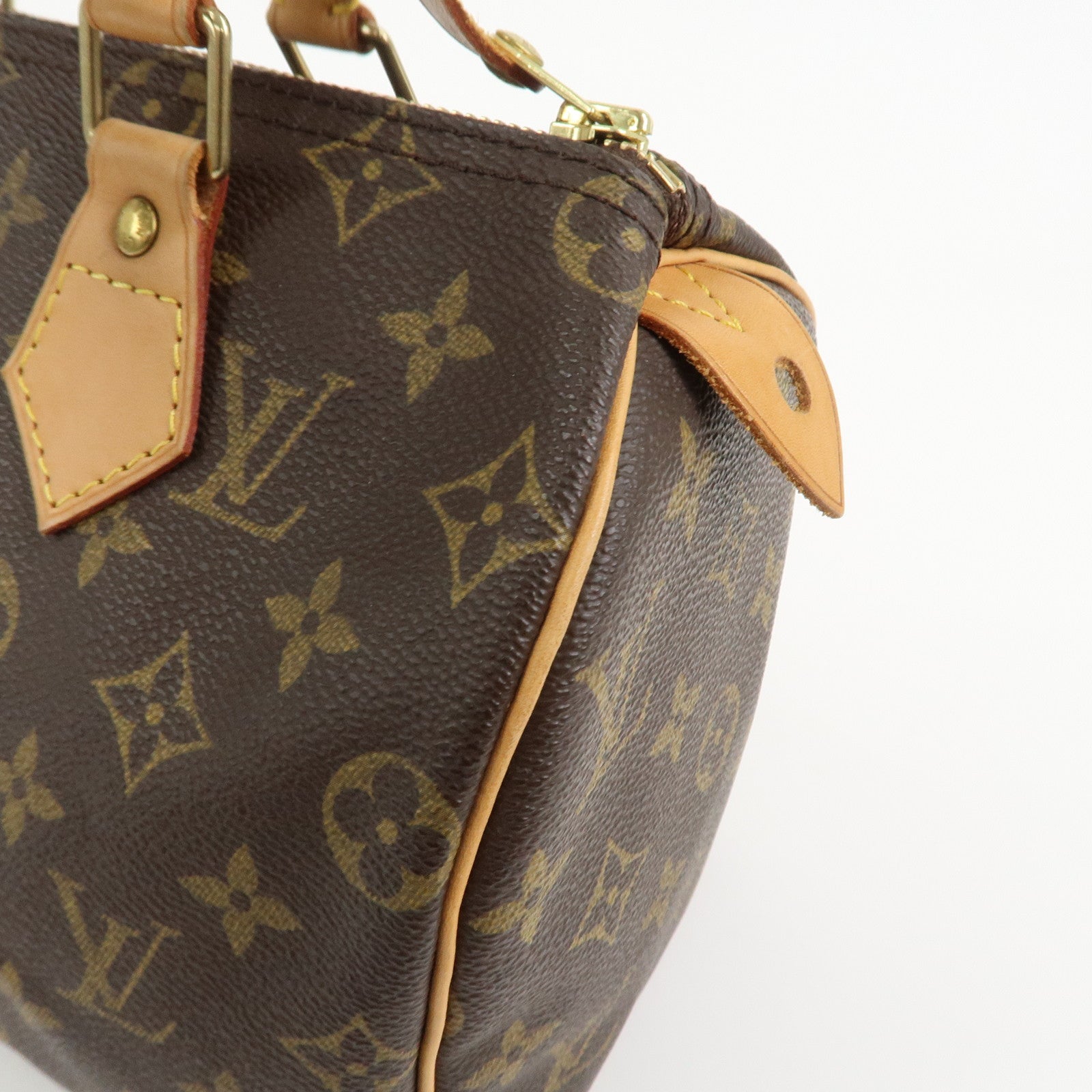 Louis Vuitton Monogram Speedy 25 Boston Bag Hand Bag Brown M41528