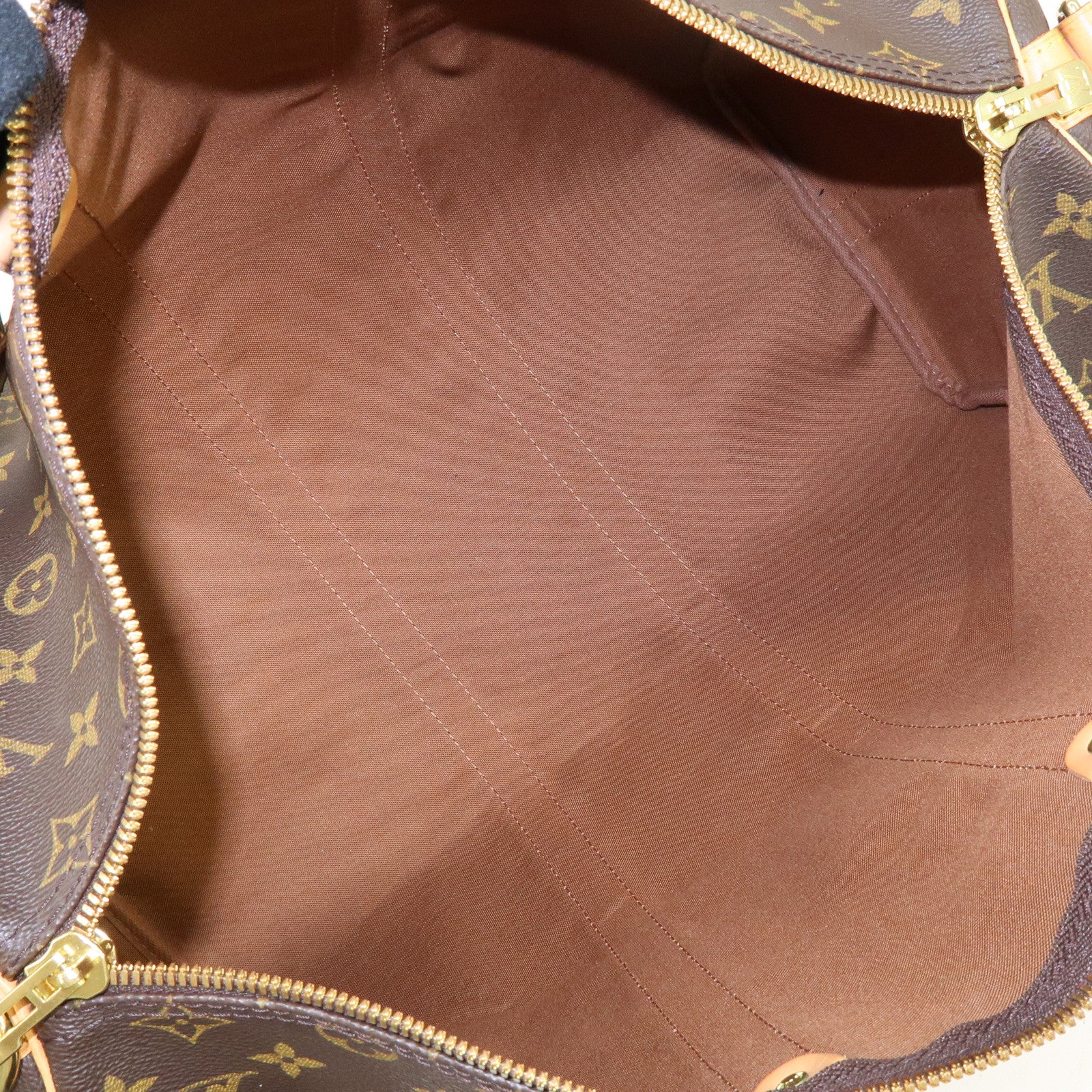 Louis Vuitton Monogram Keep All Bandouliere 45 Boston Bag M41418