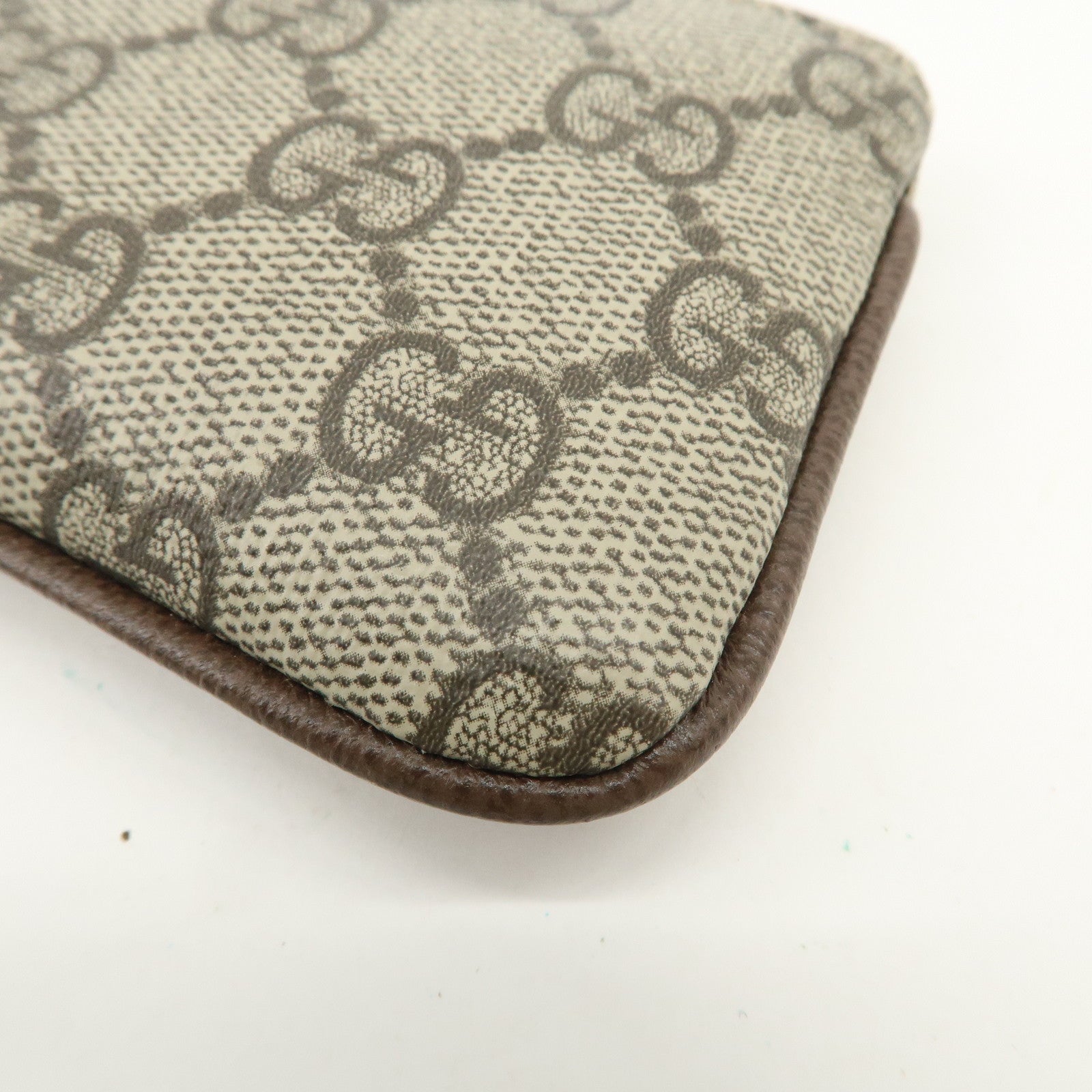 GUCCI GG Supreme Leather Coin Case Key Case 772321 Used