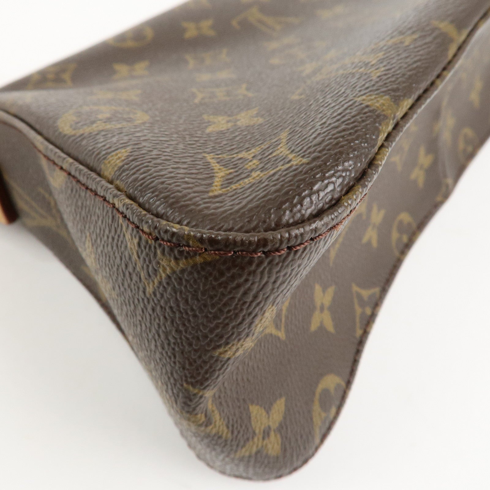 Louis Vuitton Monogram Mini Looping Shoulder Bag Brown M51147 Used
