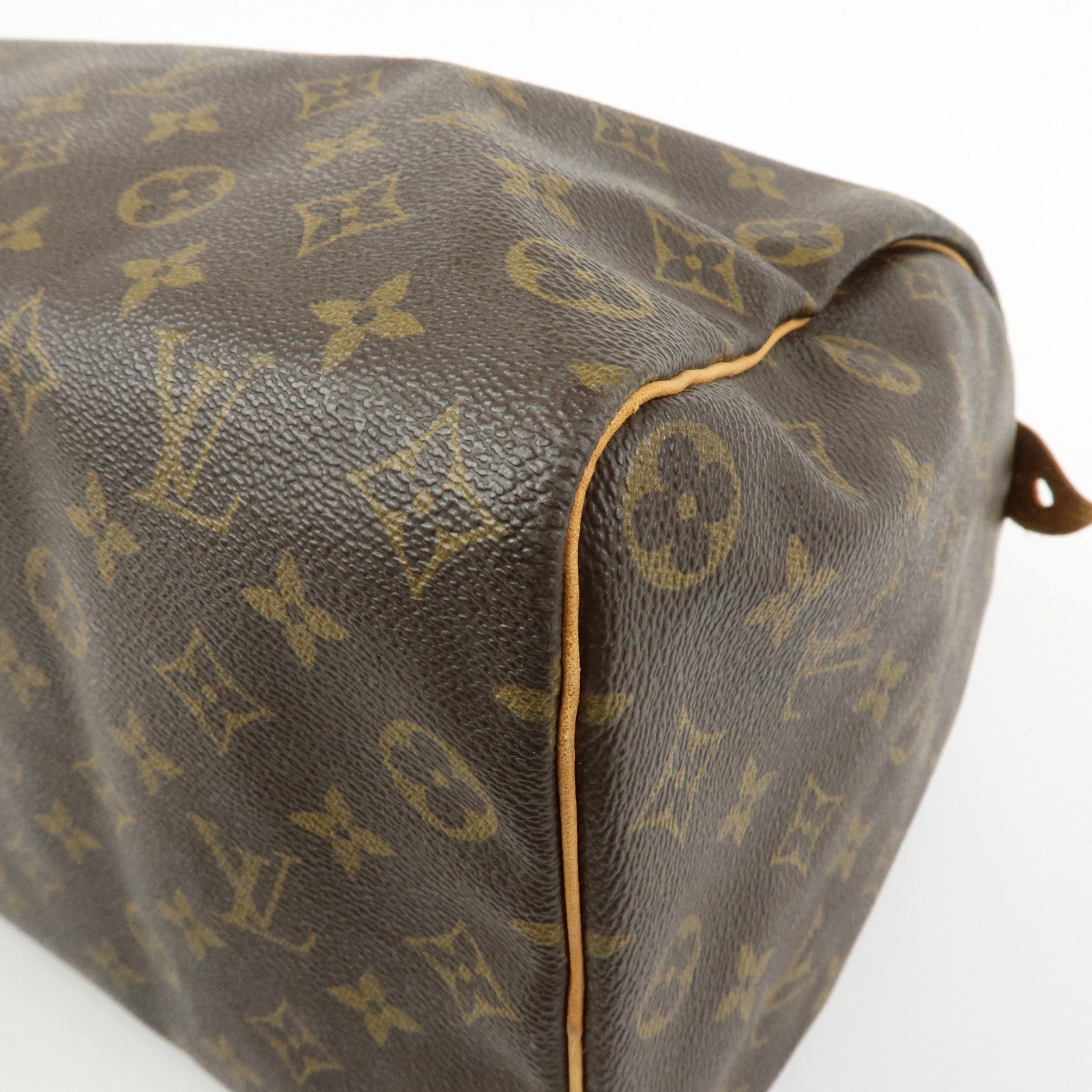 Louis Vuitton Monogram Speedy 35 Boston Bag Hand Bag Brown M41524
