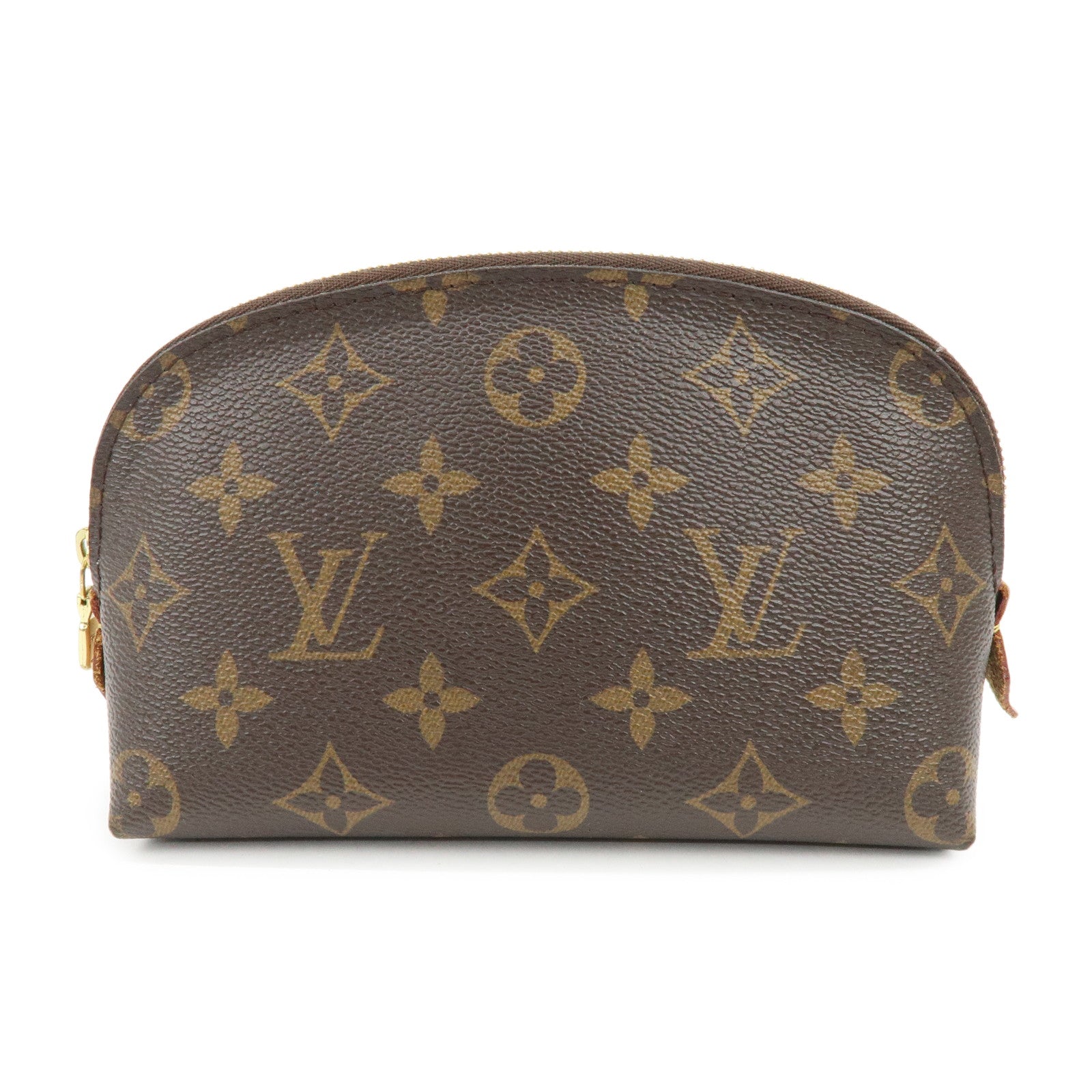 Louis Vuitton Monogram Pochette Cosmetic PM Pouch Brown M47515