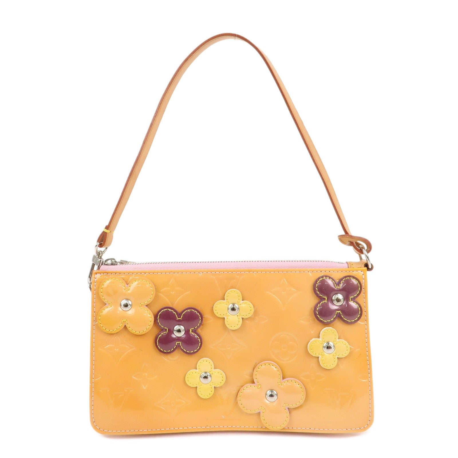 Louis Vuitton Monogram Vernis Flower Lexington Pouch M92248
