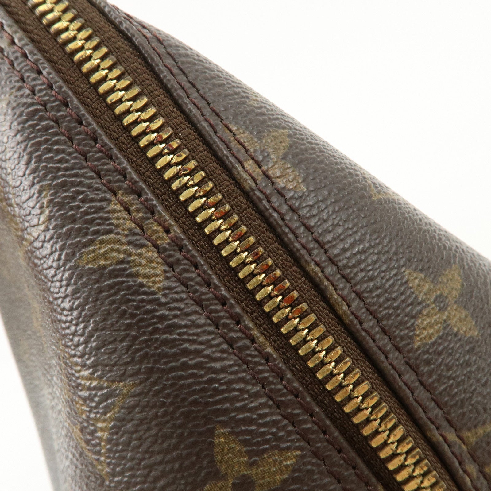 Louis Vuitton Monogram Alma Hand Bag Brown M51130 Used