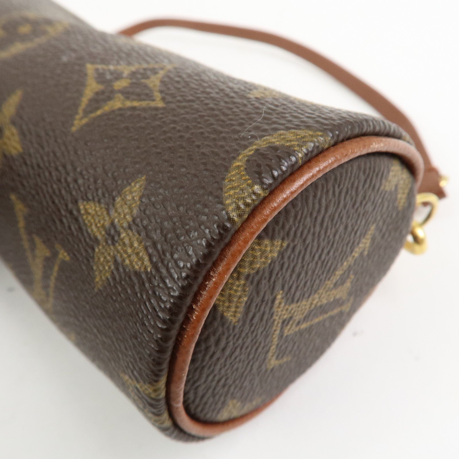 Louis Vuitton Monogram Mini Pouch for Papillon Bag Old Style Brown