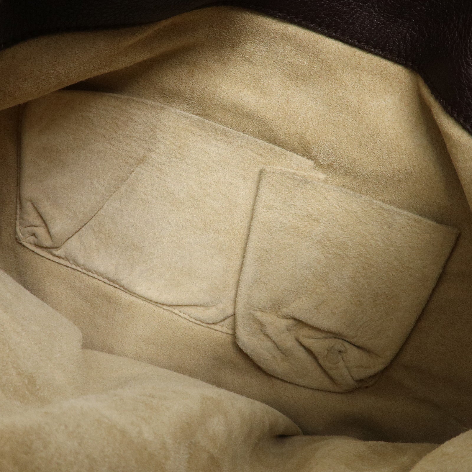 BOTTEGA VENETA Cervo Leather 2WAY Bag Shoulder Bag Hand Bag Brown