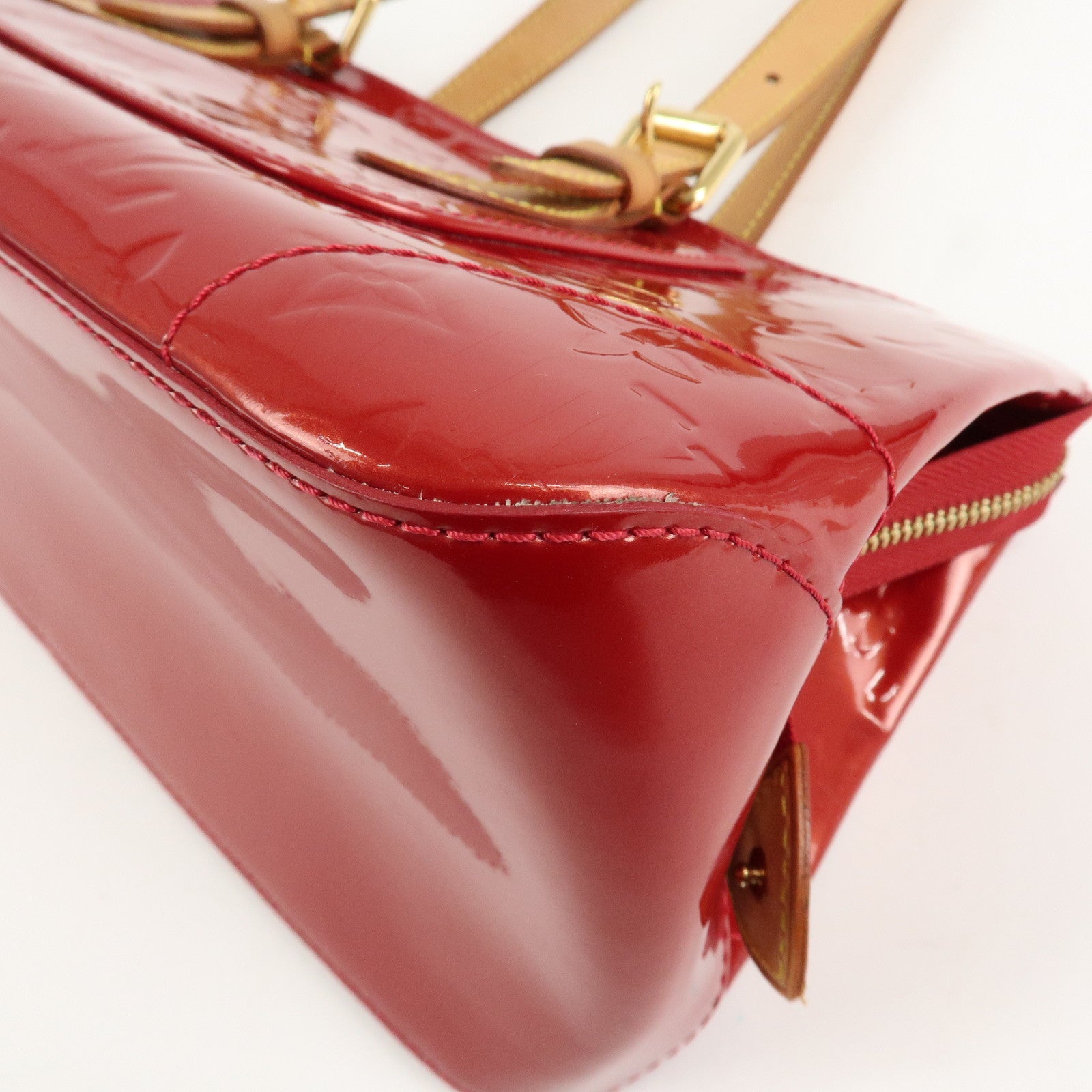 Louis Vuitton Vernis Rosewood Avenue Hand Bag Pomme D'Amour M93507 Used