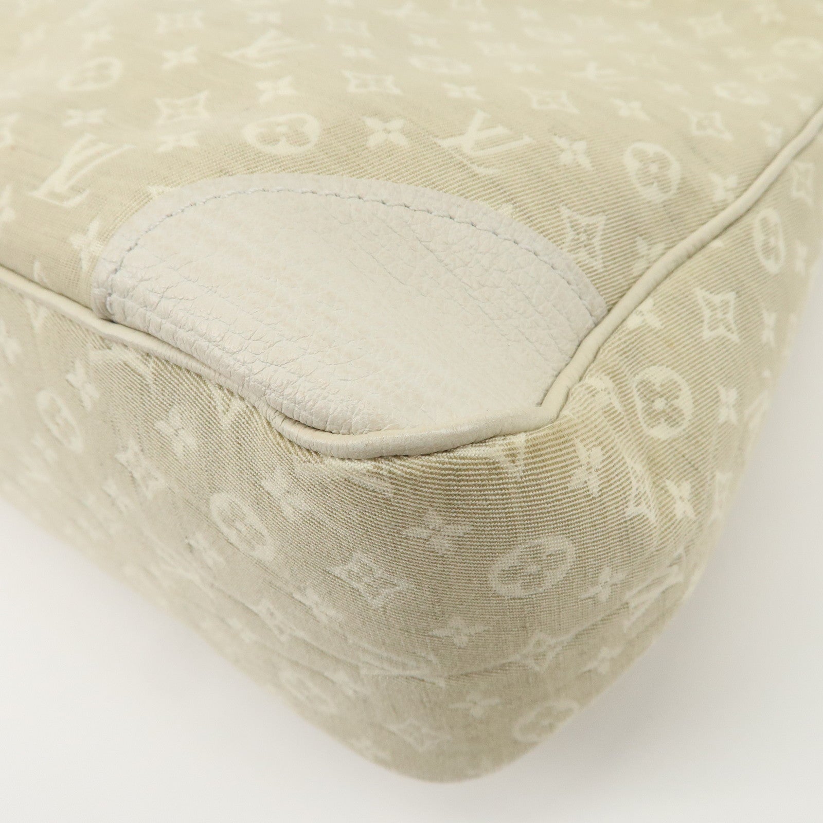 Louis Vuitton Monogram Mini Lin Boulogne Hand Bag Dune M95317