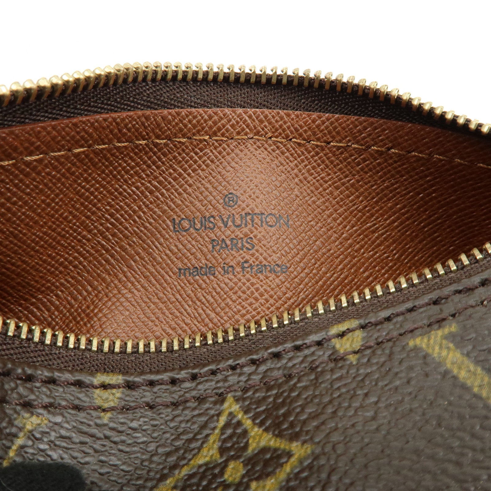 Louis Vuitton Monogram Set of 2 Mini Pouch for Papillon Bag Brown