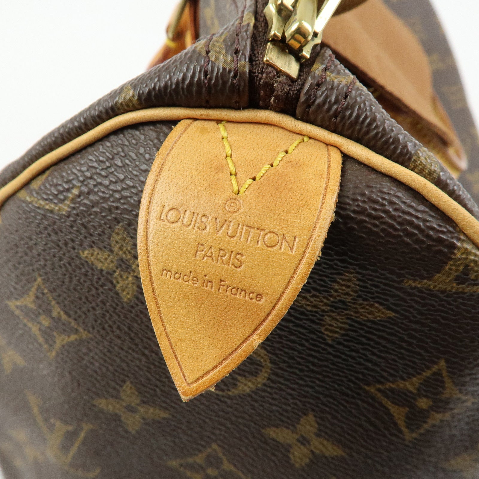 Louis Vuitton Monogram Speedy 35 Boston Bag Hand Bag Brown M41524
