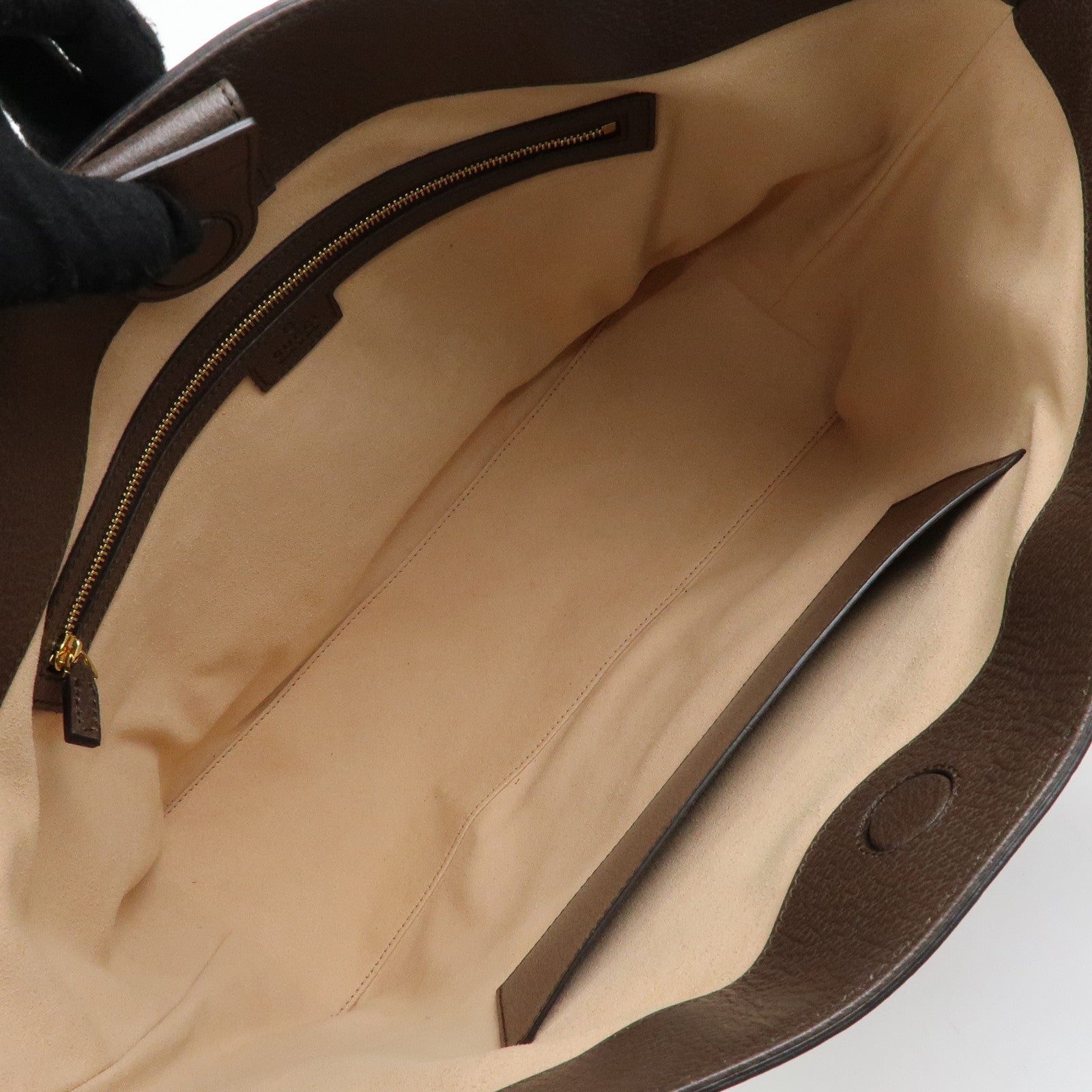 GUCCI Ophidia Sherry Medium Tote Shoulder Bag Beige Brown 631685