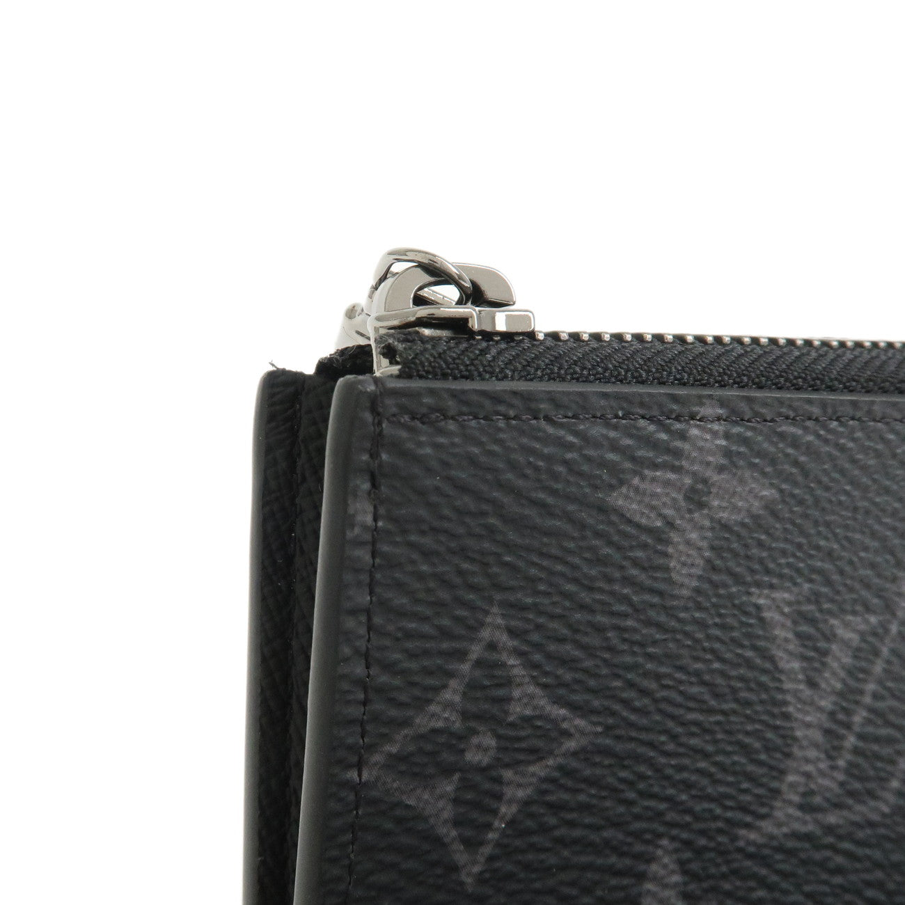 Louis Vuitton Monogram Eclipse Porto Monnaie Jour Gray M63536