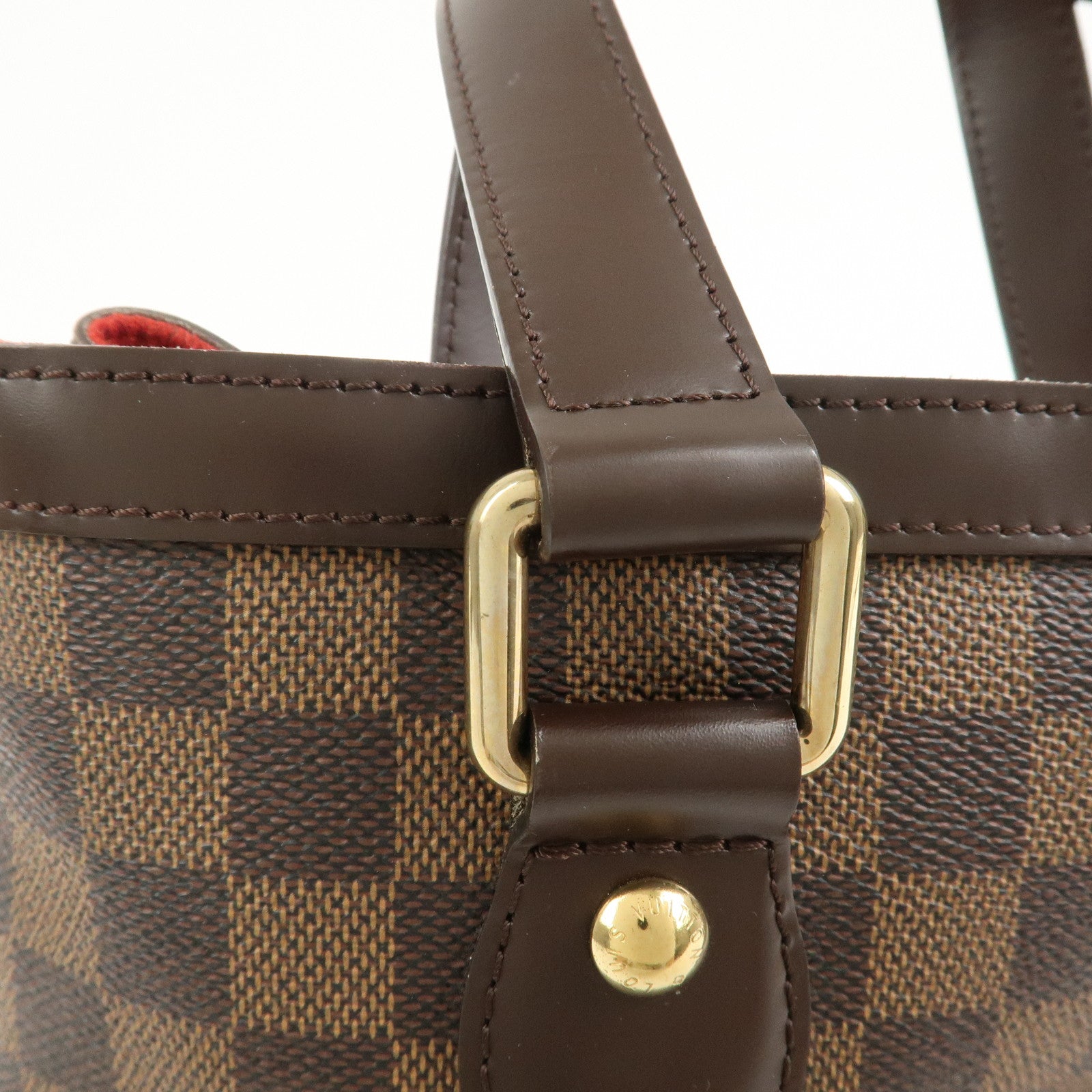 Louis Vuitton Damier Ebene Hampstead PM Hand Bag Tote Bag N51205