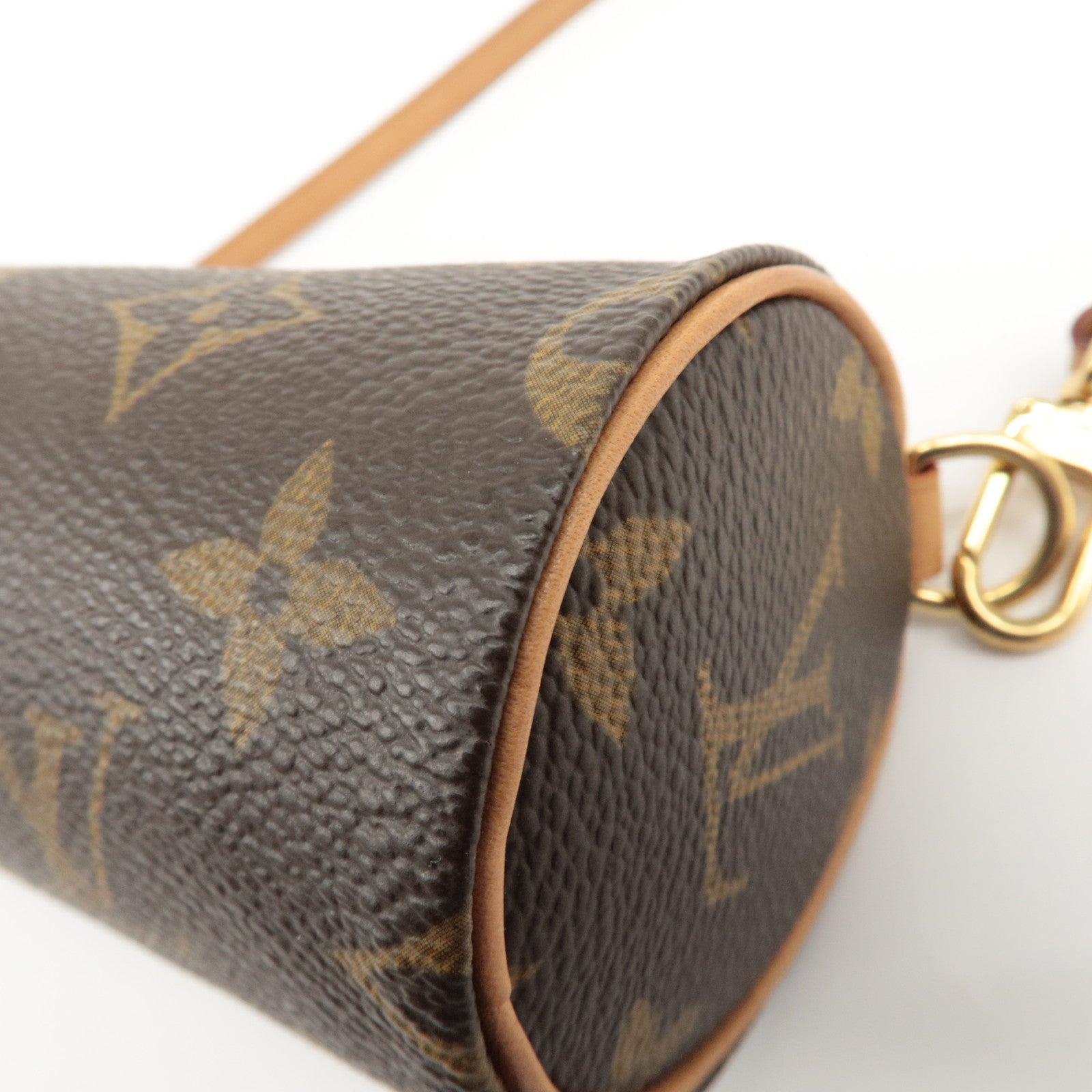 Louis Vuitton Monogram Mini Papillon Pouch for Papillon Bag Brown Used