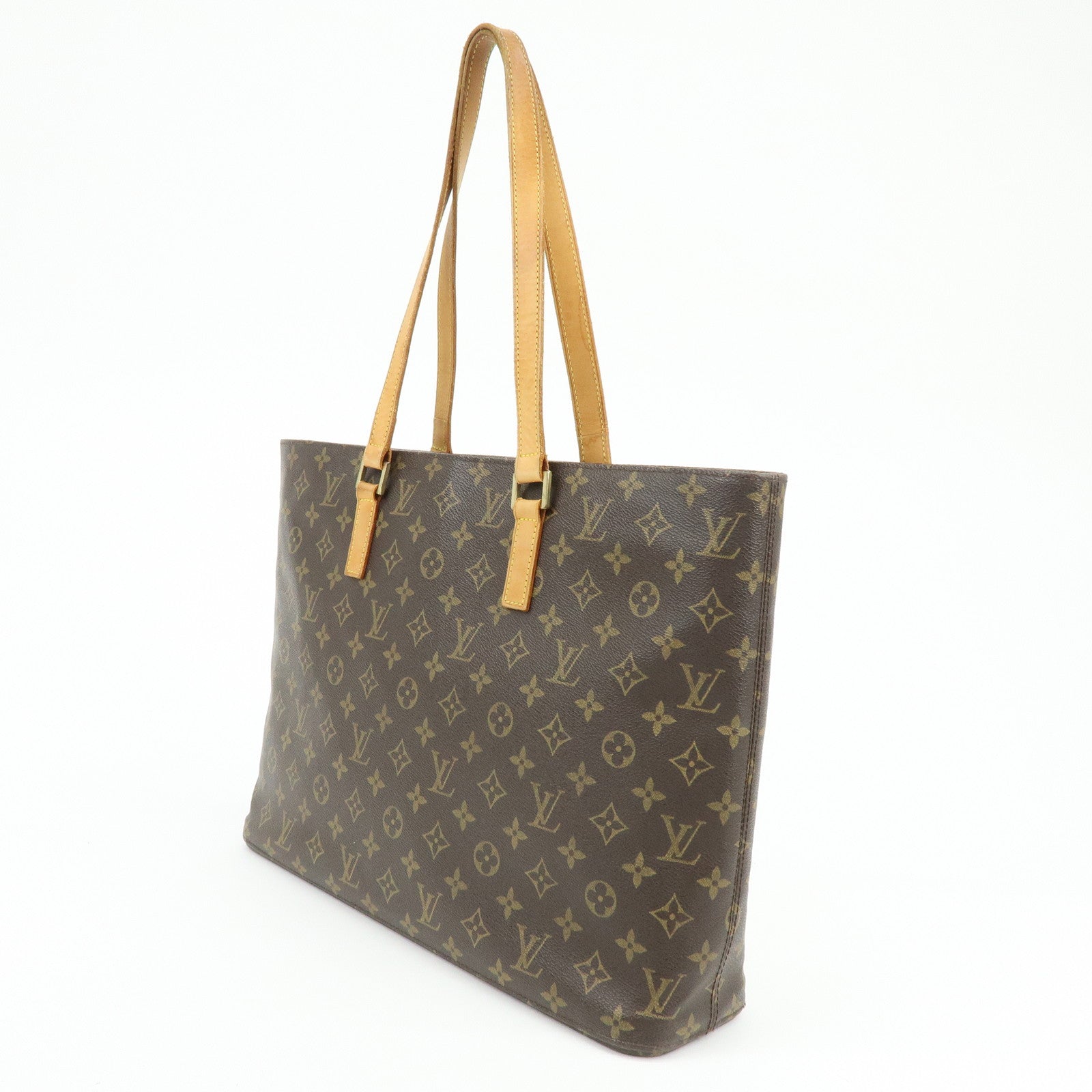Louis Vuitton Monogram Luco Tote Bag Shoulder Bag Brown M51155