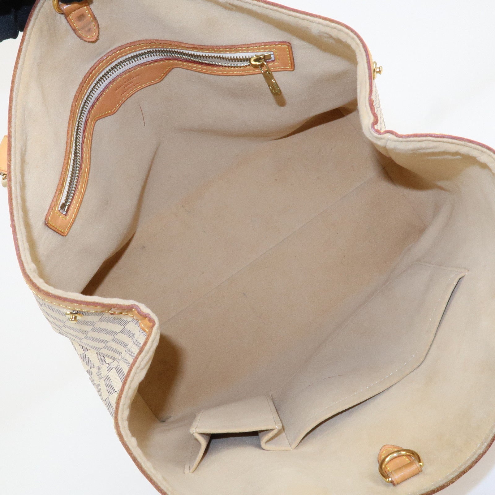 Louis Vuitton Damier Azur Hampstead MM Canvas Hand Bag N51206