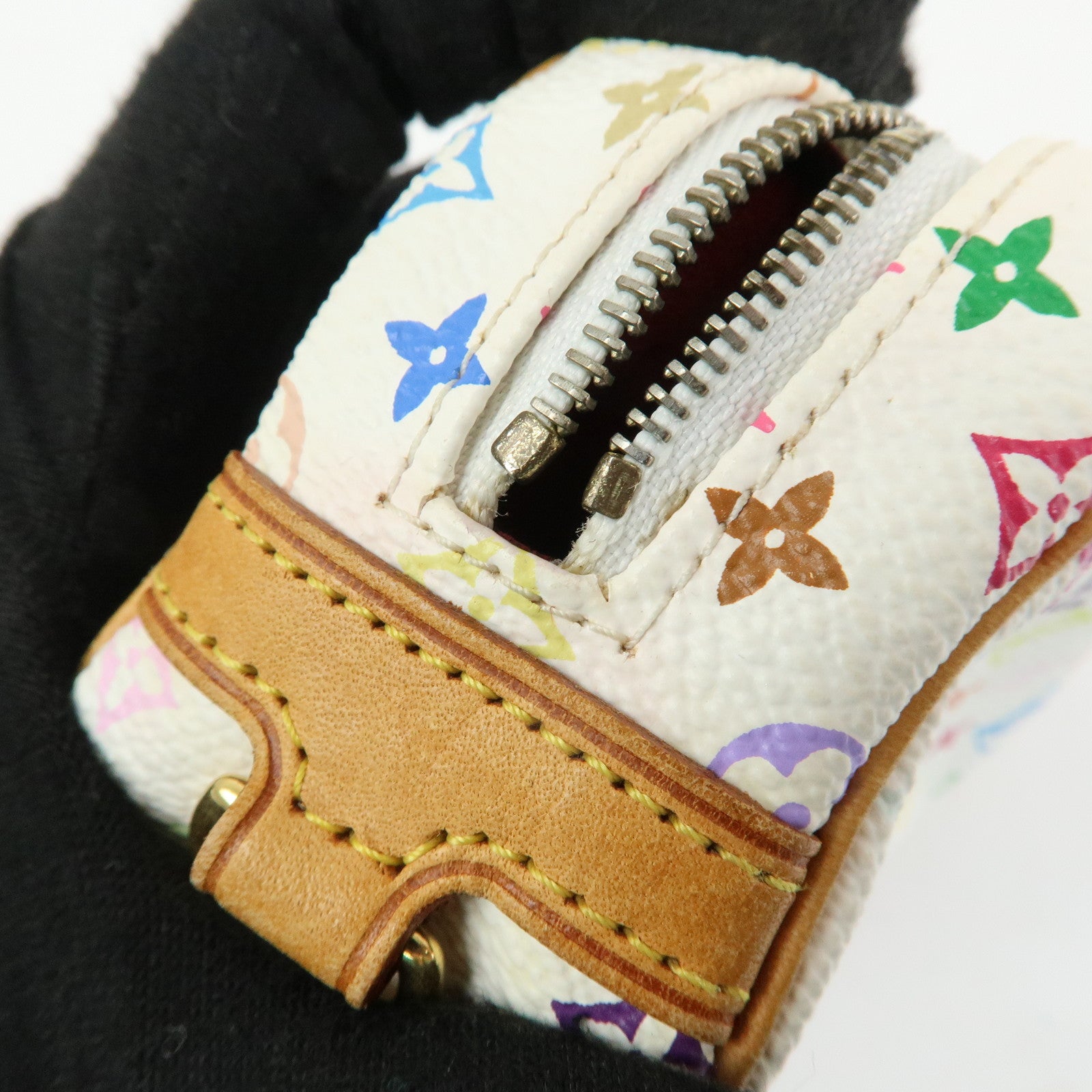 Louis Vuitton Monogram Multicolor Trousse Wapity Pouch Blanc M58033