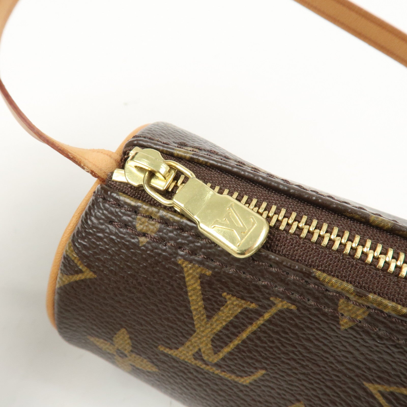 Louis Vuitton Monogram Mini Pouch for Papillon Bag Brown