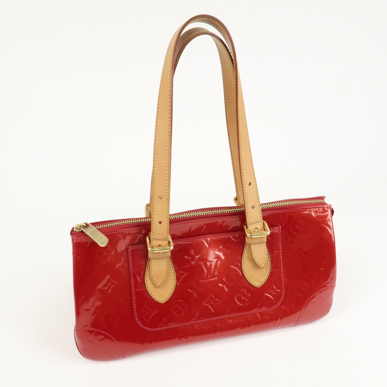 Louis Vuitton Vernis Rosewood Avenue Hand Bag Pomme D'Amour M93507 Used