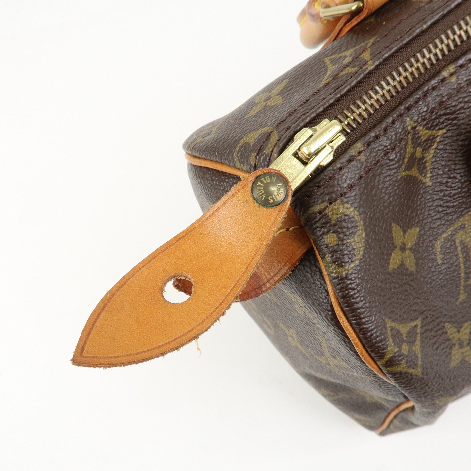 Louis Vuitton Monogram Speedy 25 Boston Bag Hand Bag Brown M41528