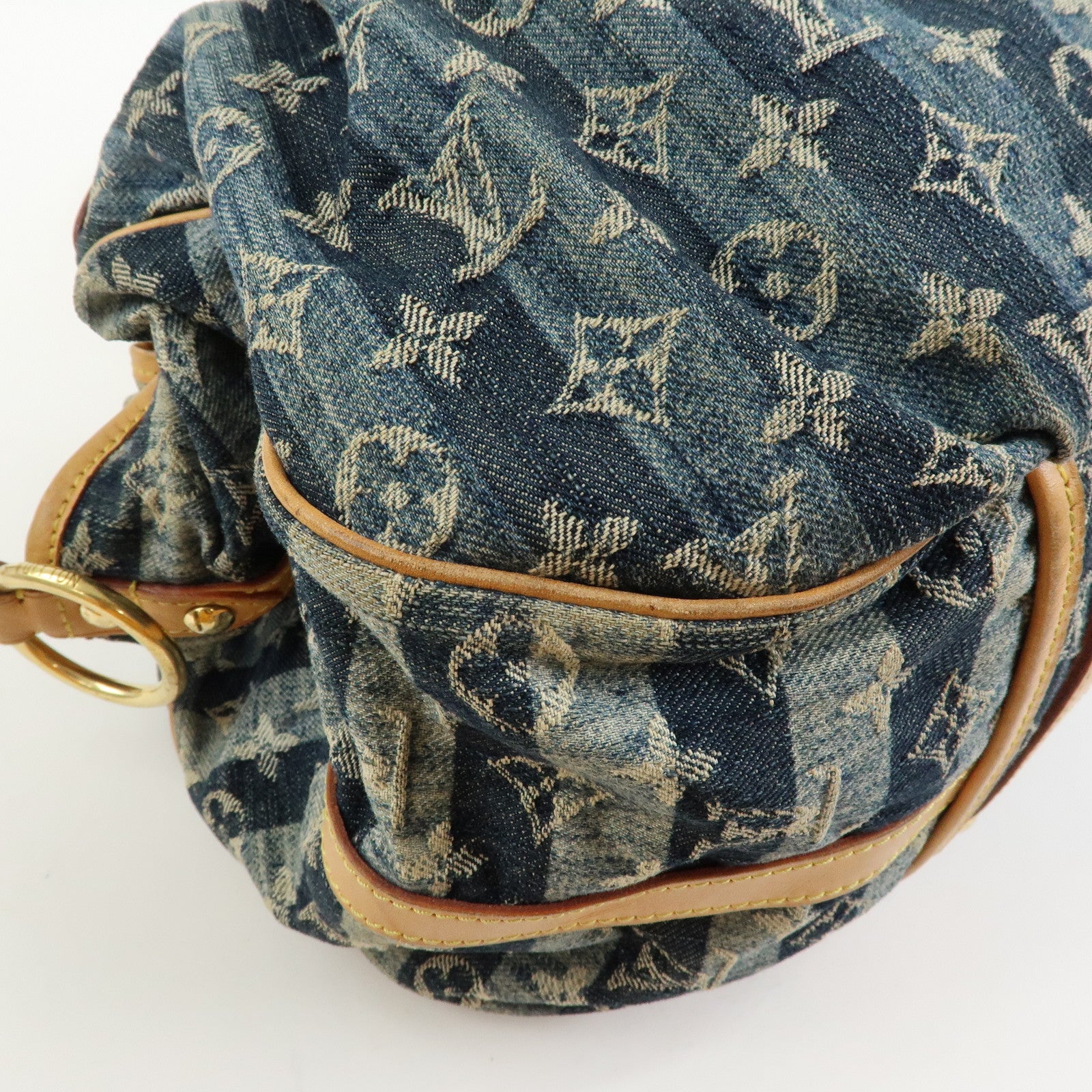 Louis Vuitton Monogram Denim Cabas Raye GM 2Way Hand Bag M95336