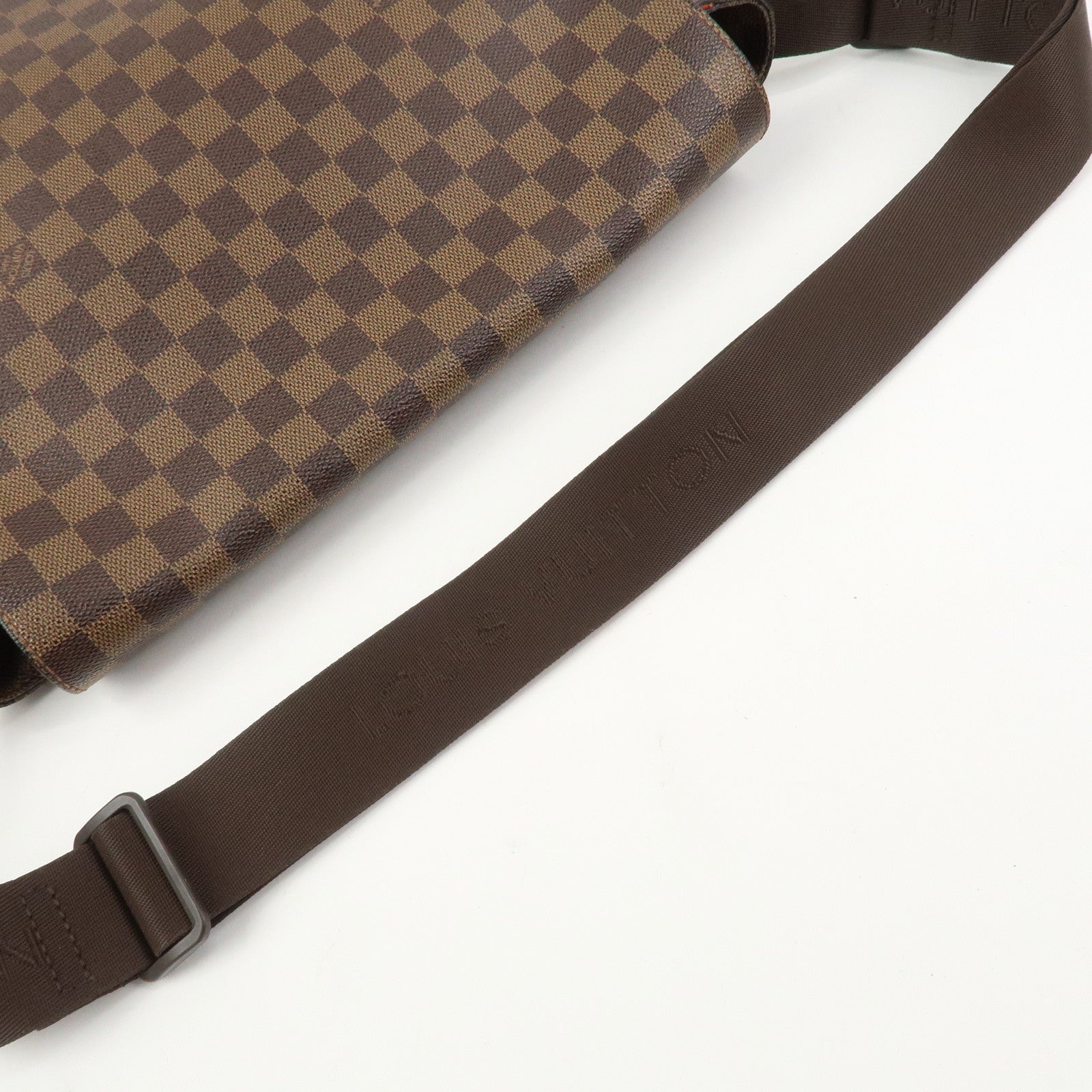 Louis Vuitton Damier Bastille Canvas Shoulder Bag Brown N45258