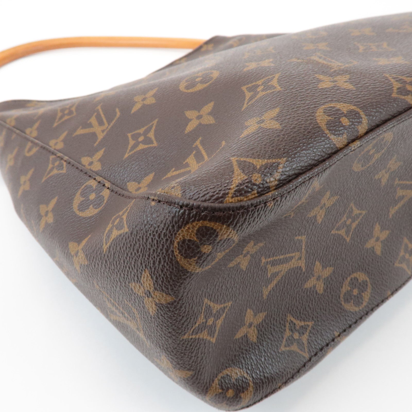 Louis Vuitton Monogram Looping GM Shoulder Bag Brown M51145