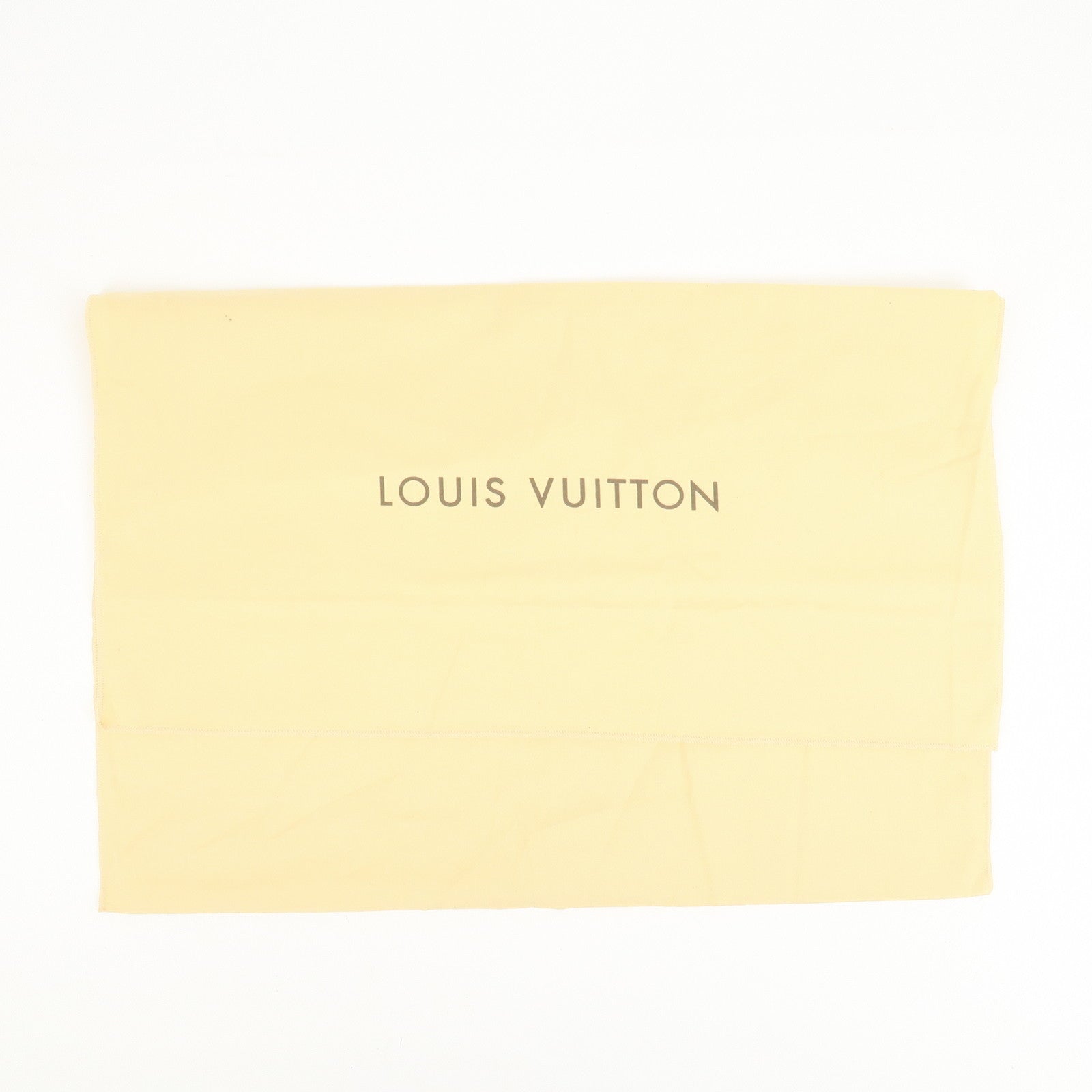 Louis Vuitton Set Of 10 Dust Bag Storage Bag Flap Style Beige