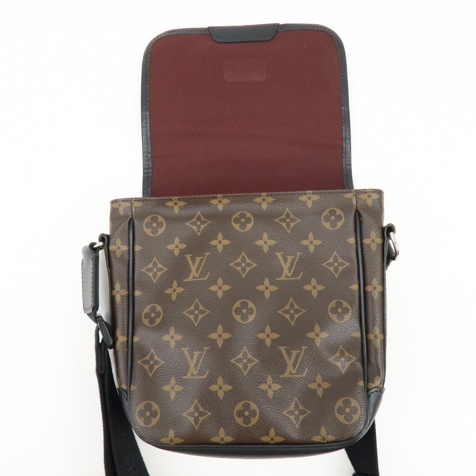 Louis Vuitton Monogram Macassar Bass PM Shoulder Bag Brown M56717