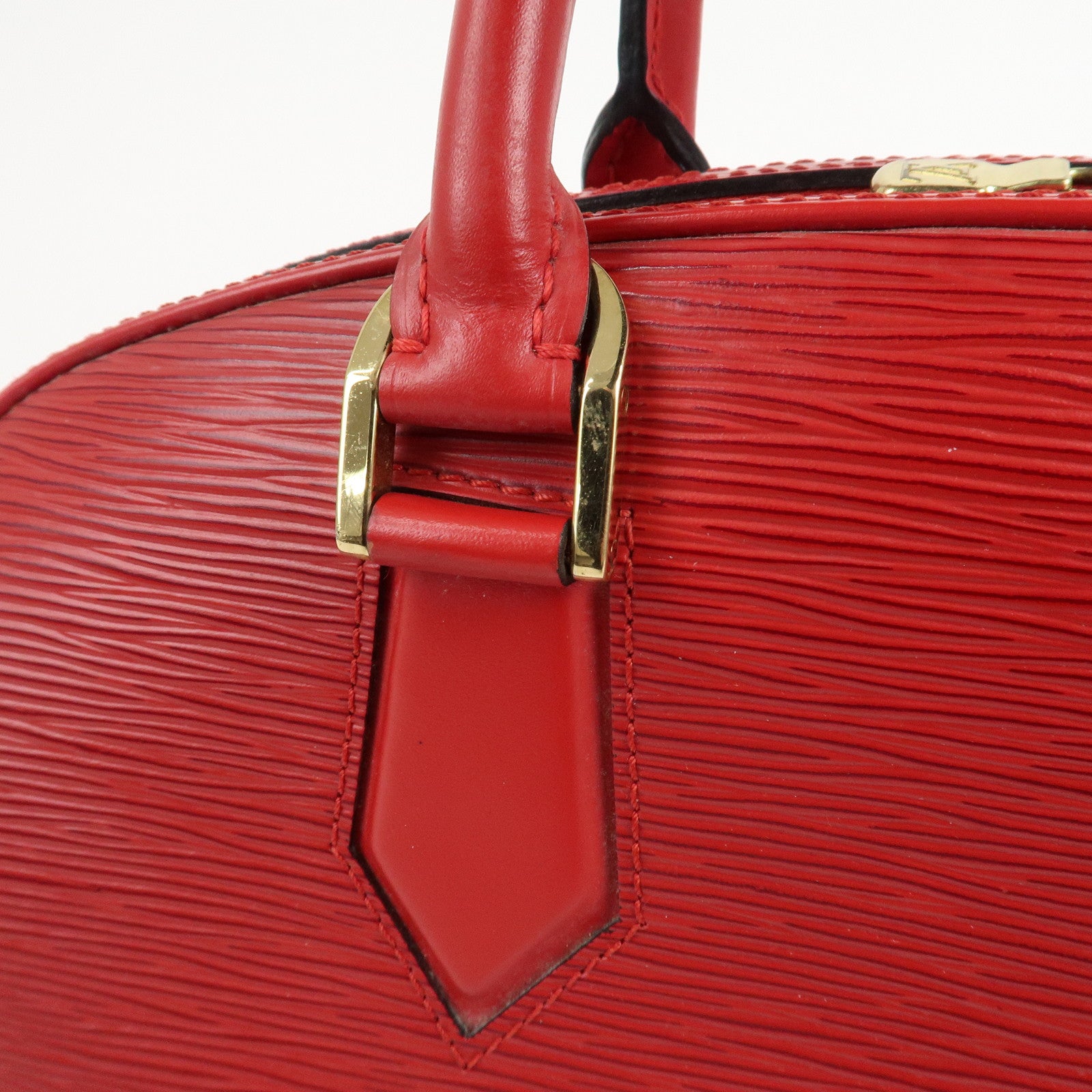 Louis Vuitton Epi Jasmine Hand Bag Castilian Red M52087
