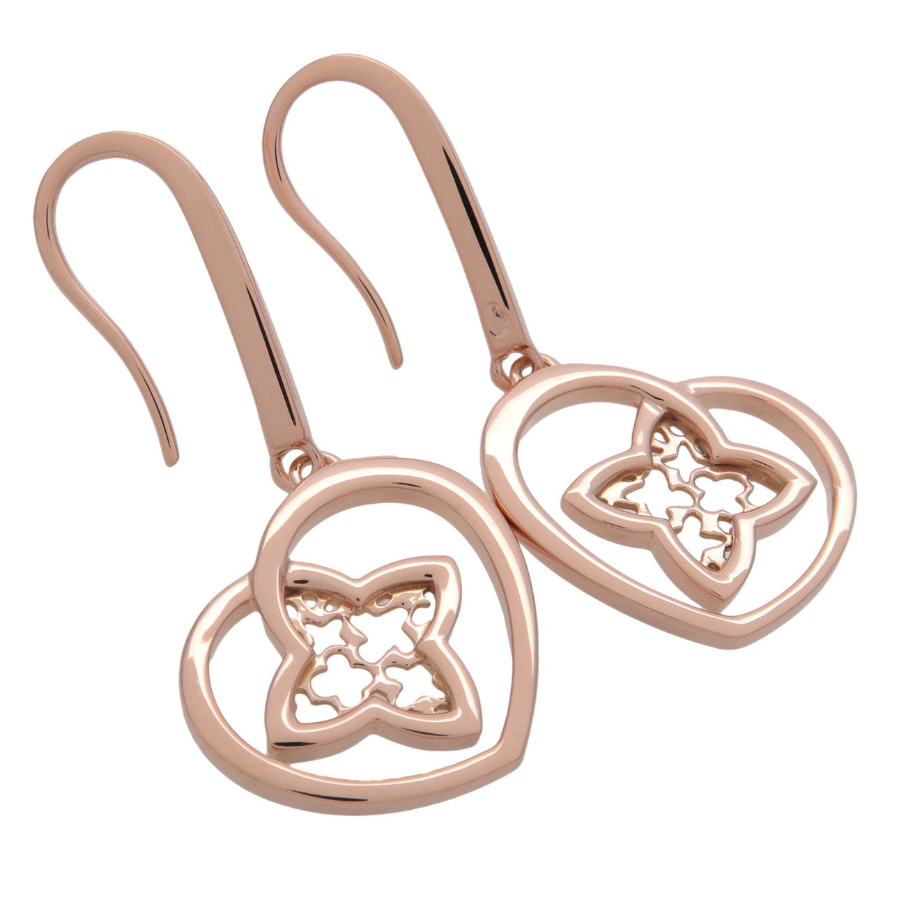 Louis Vuitton Bouccles d’Oreilles Coeur Earrings K18 750 Rose Gold