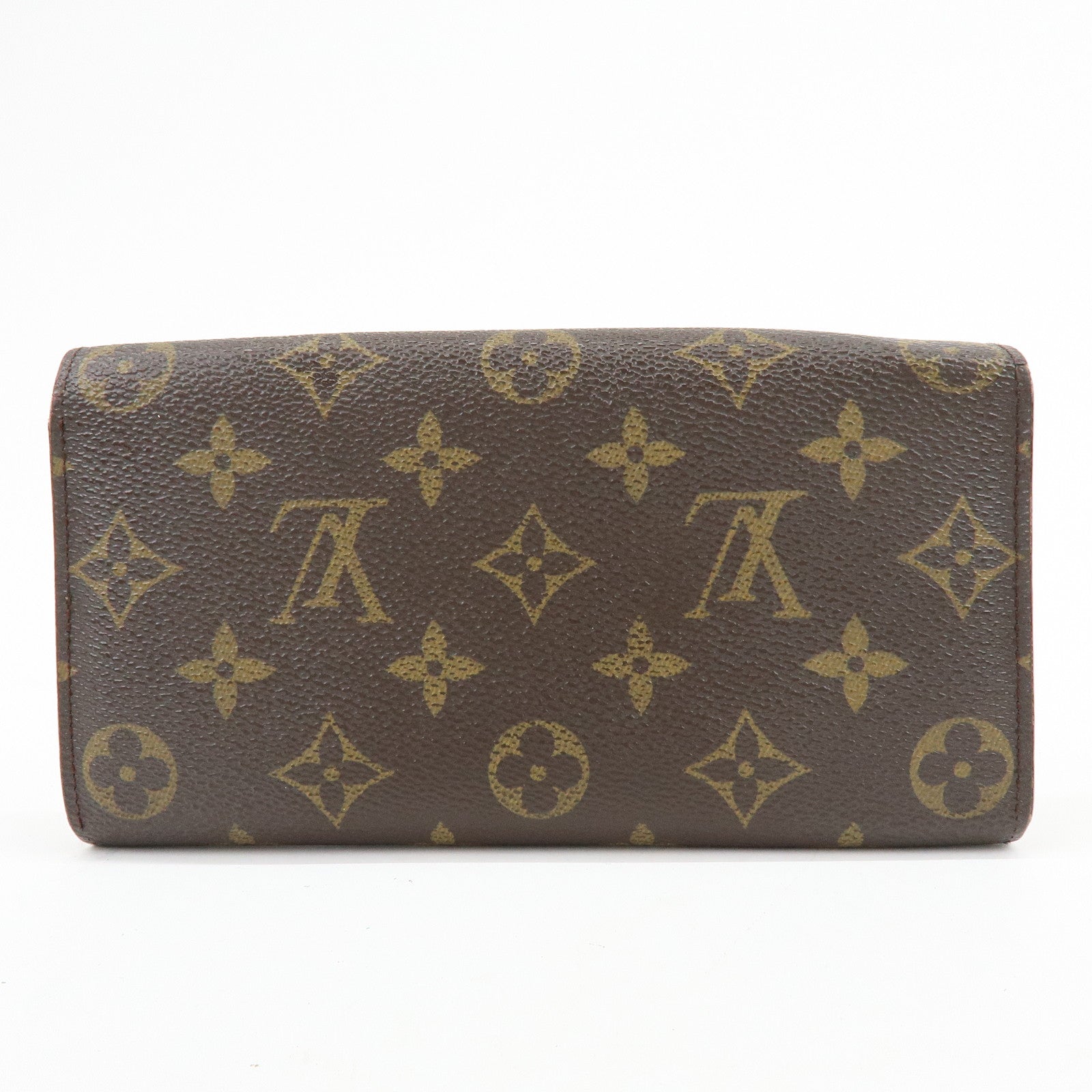 Louis Vuitton Monogram Portefeuille Sarah Long Wallet Brown M61734