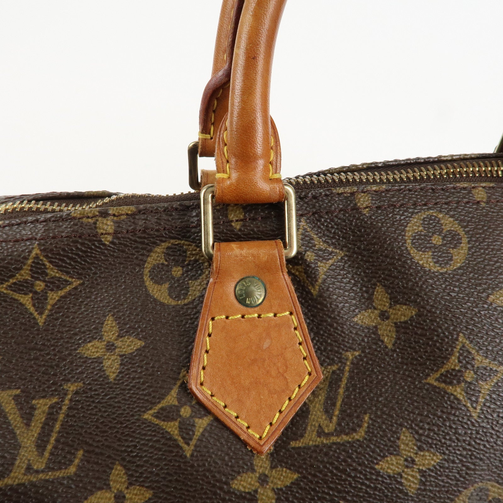 Louis Vuitton Monogram Speedy 30 Hand Bag Boston Bag M41526 Used