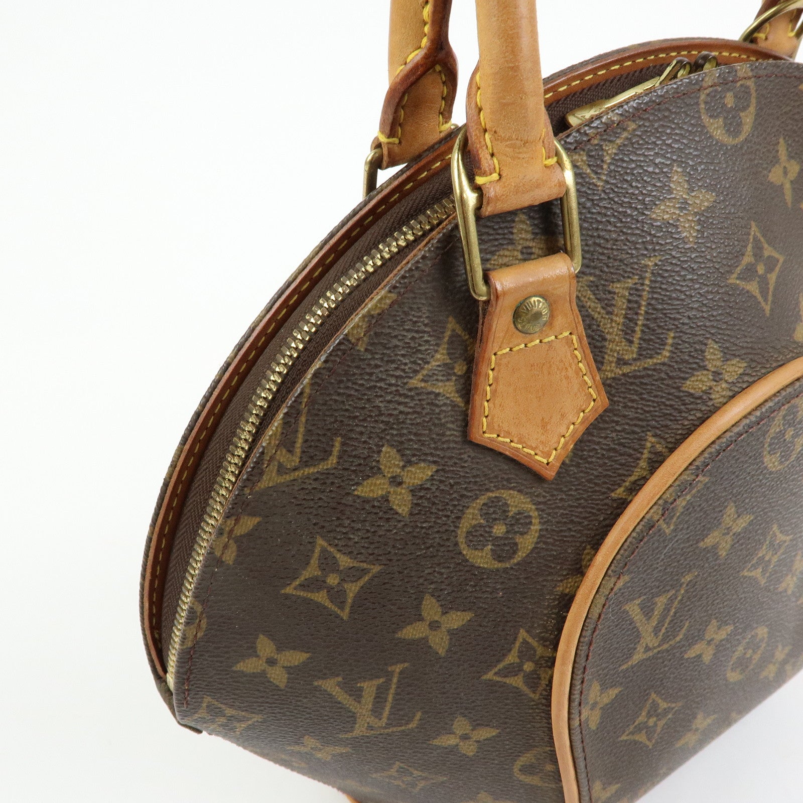 Louis Vuitton Monogram Ellipse PM Hand Bag Brown M51127