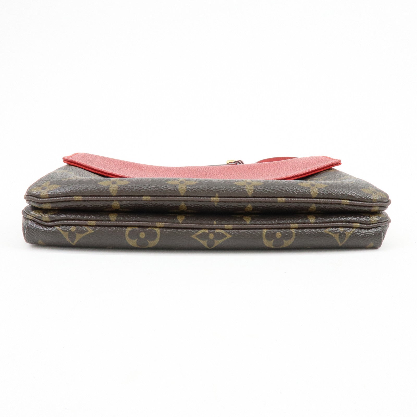 Louis Vuitton Monogram Twice Shoulder Crossbody Bag Cerise M50184