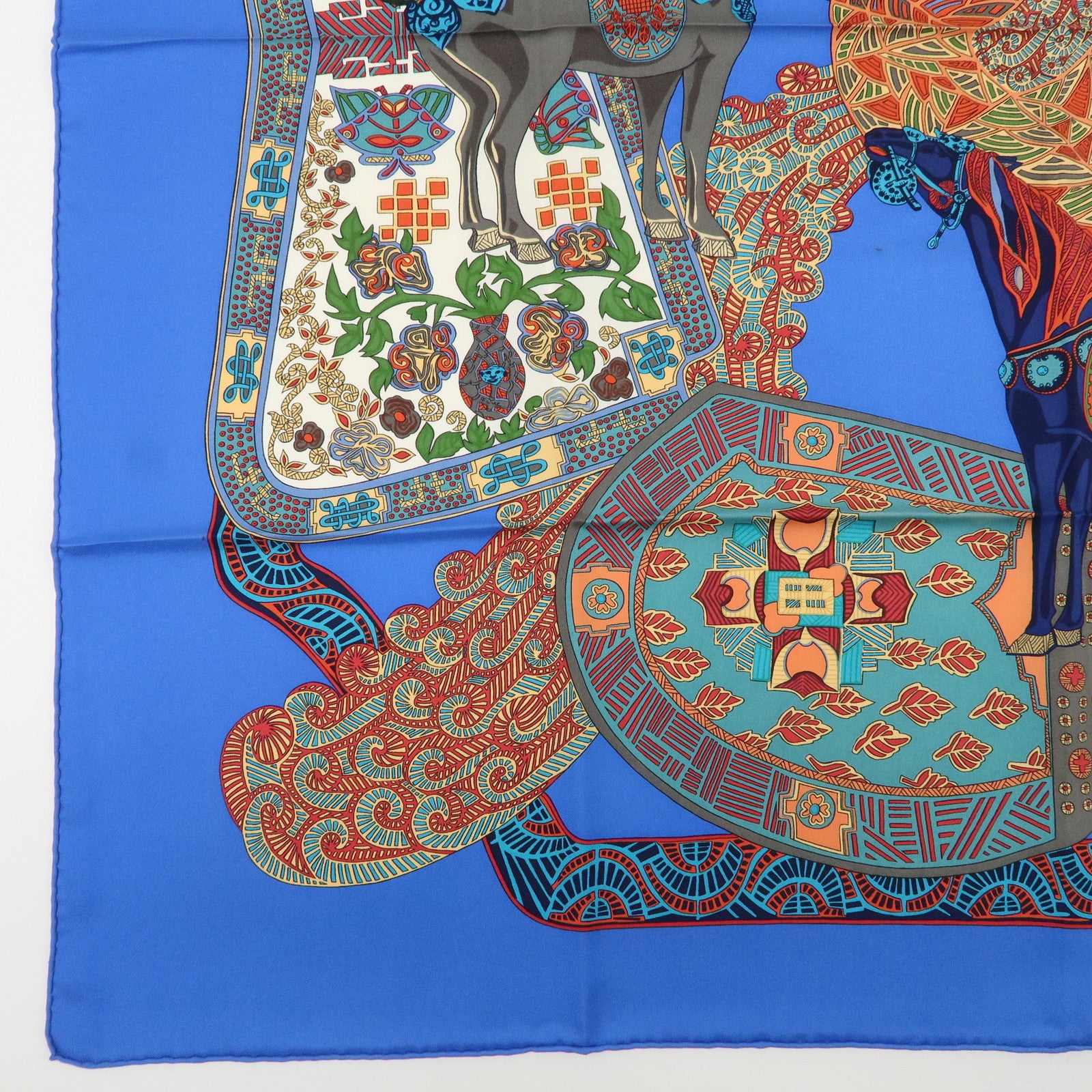 HERMES - Silk Blue Multicolor -