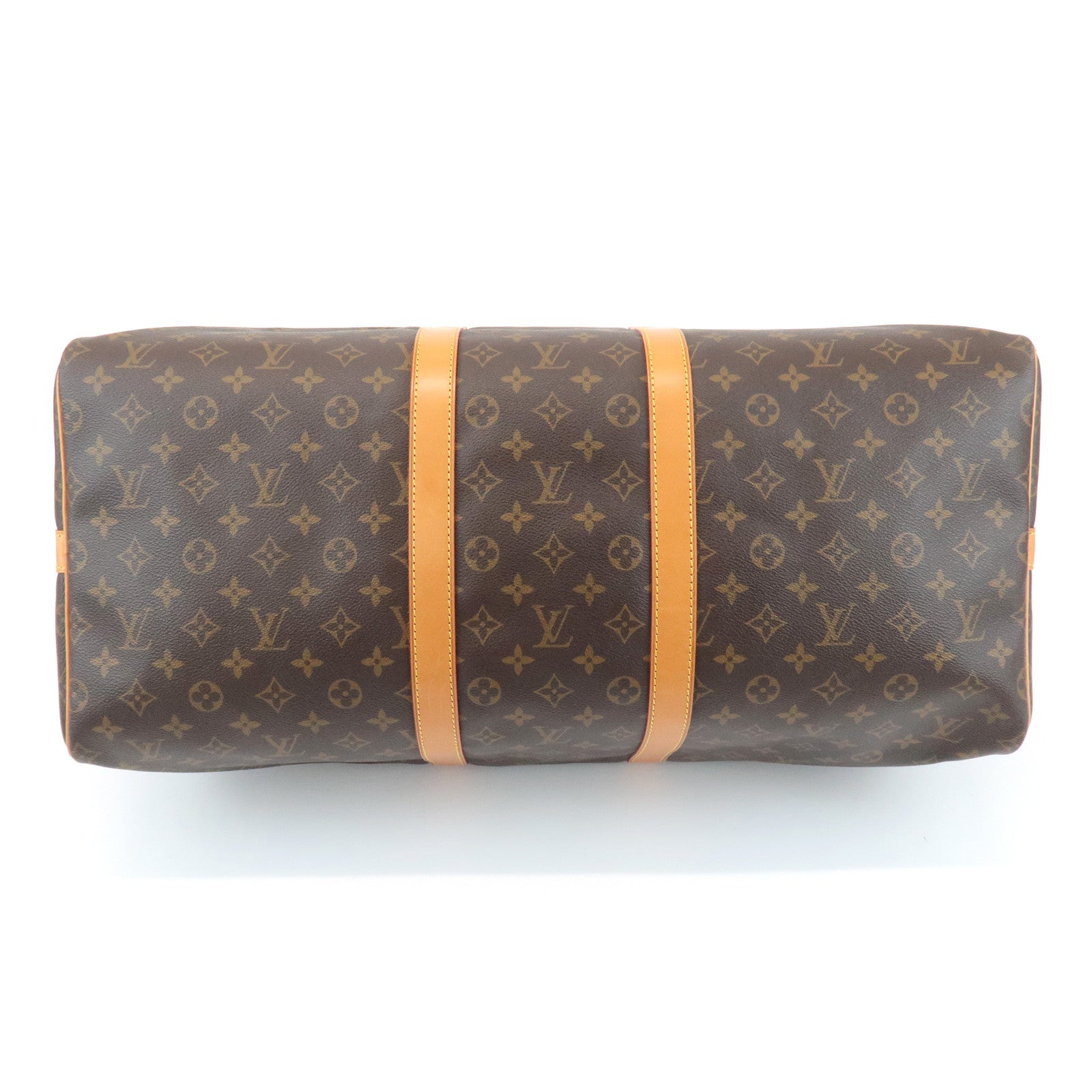 Louis Vuitton Monogram Keep All Bandouliere 55 Boston Bag M41414