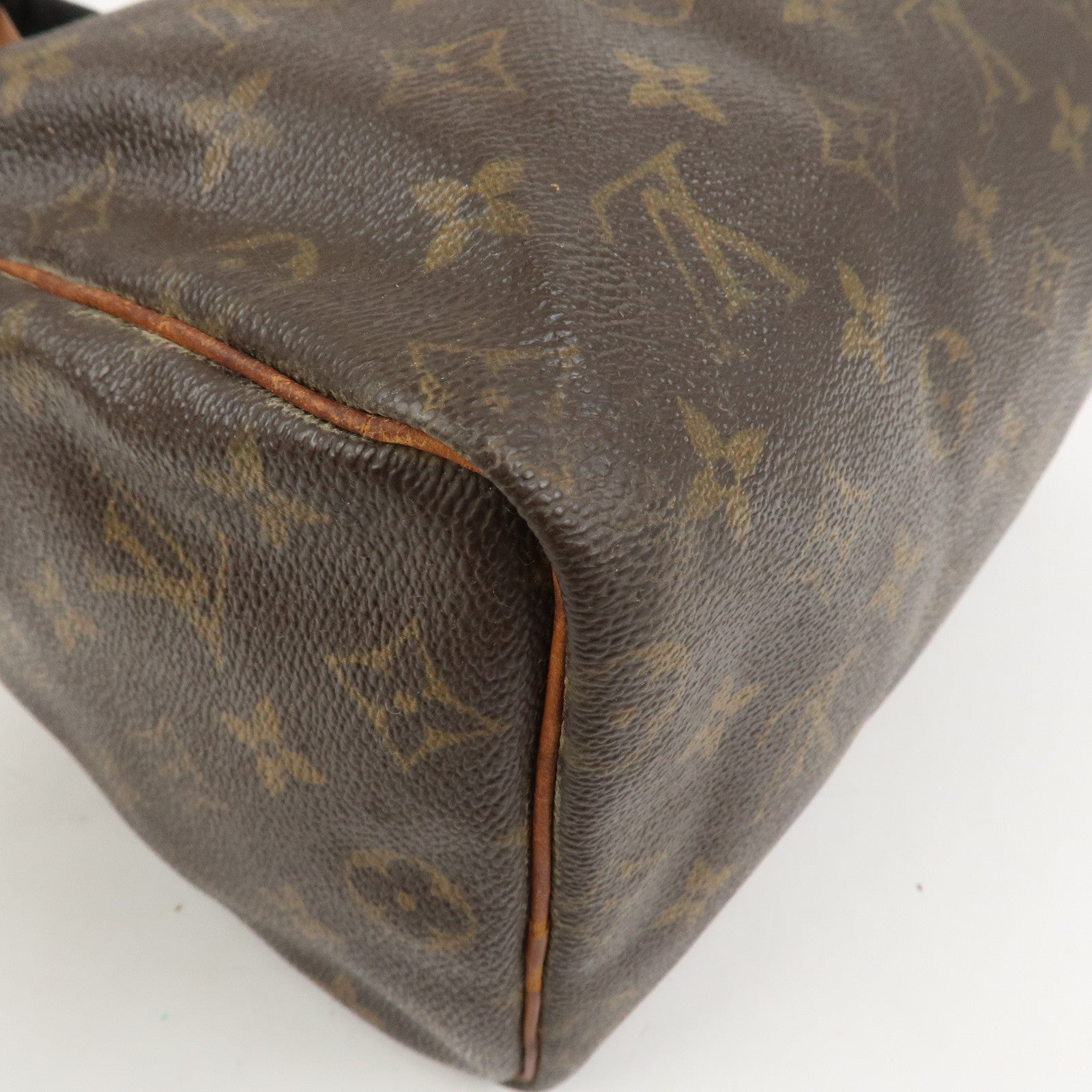 Louis Vuitton Monogram Speedy 25 Boston Bag Hand Bag Brown M41528