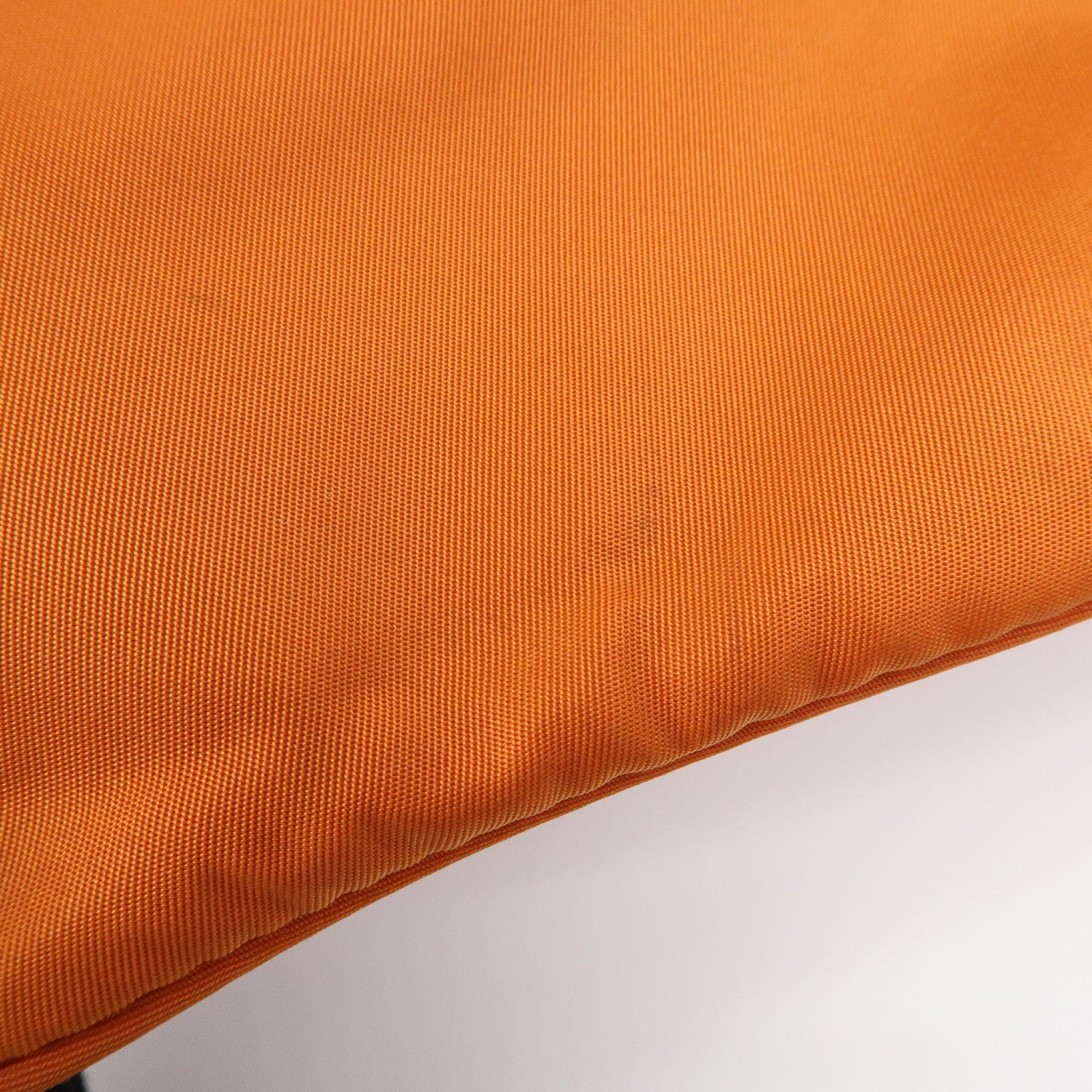 PRADA Triangle Logo Nylon Leather Shoulder Bag Crossbody Bag Orange